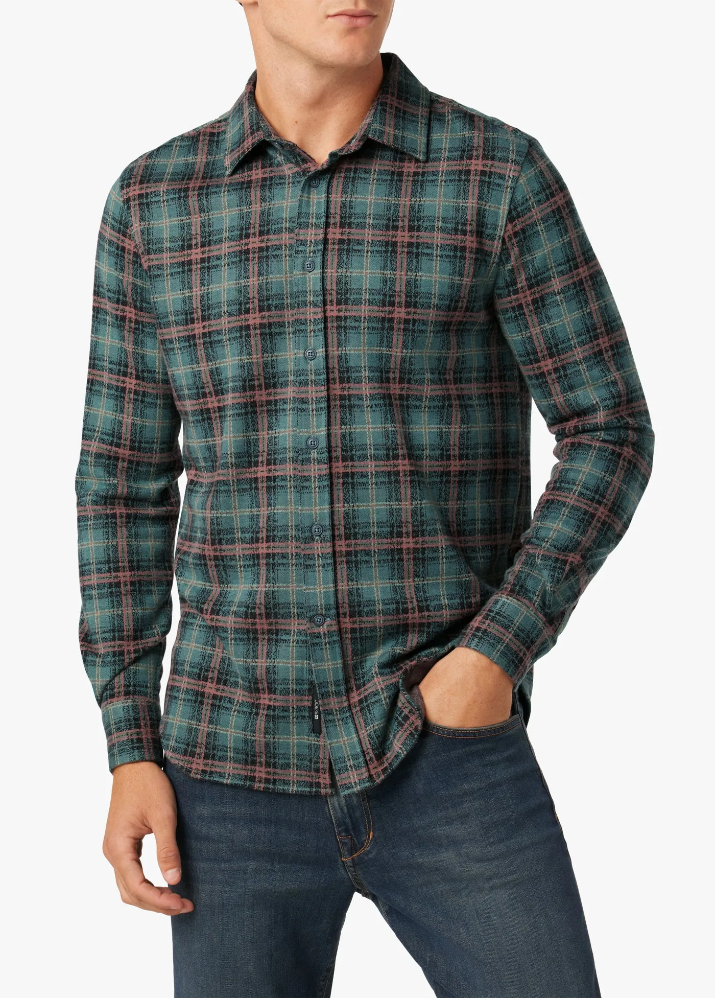 THE LOGGER KNIT SHIRT sold by Joe's Jeans