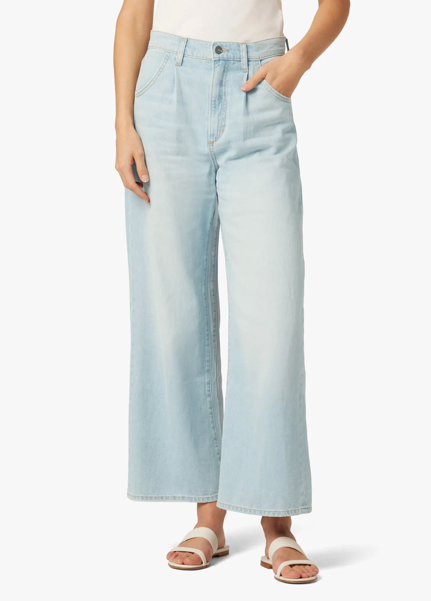 THE PLEATED WIDE LEG ANKLE sold by Joe's Jeans