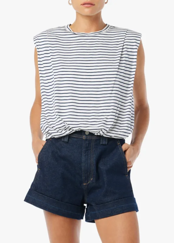 THE ARDEN SLUB SLEEVELESS TEE sold by Joe's Jeans