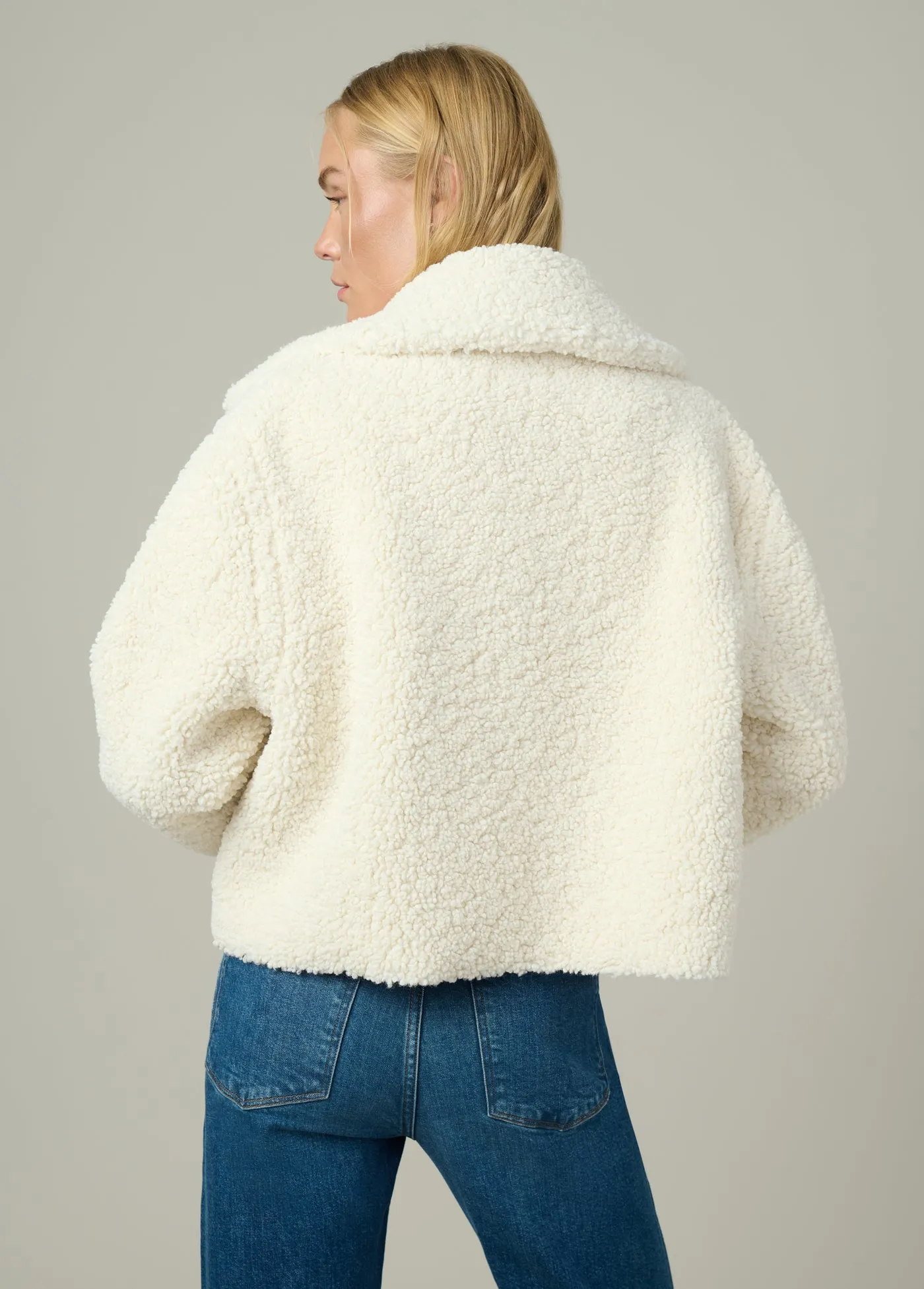 HALLE REVERSIBLE SHERPA JACKET sold by Joe's Jeans product image thumbnail 5