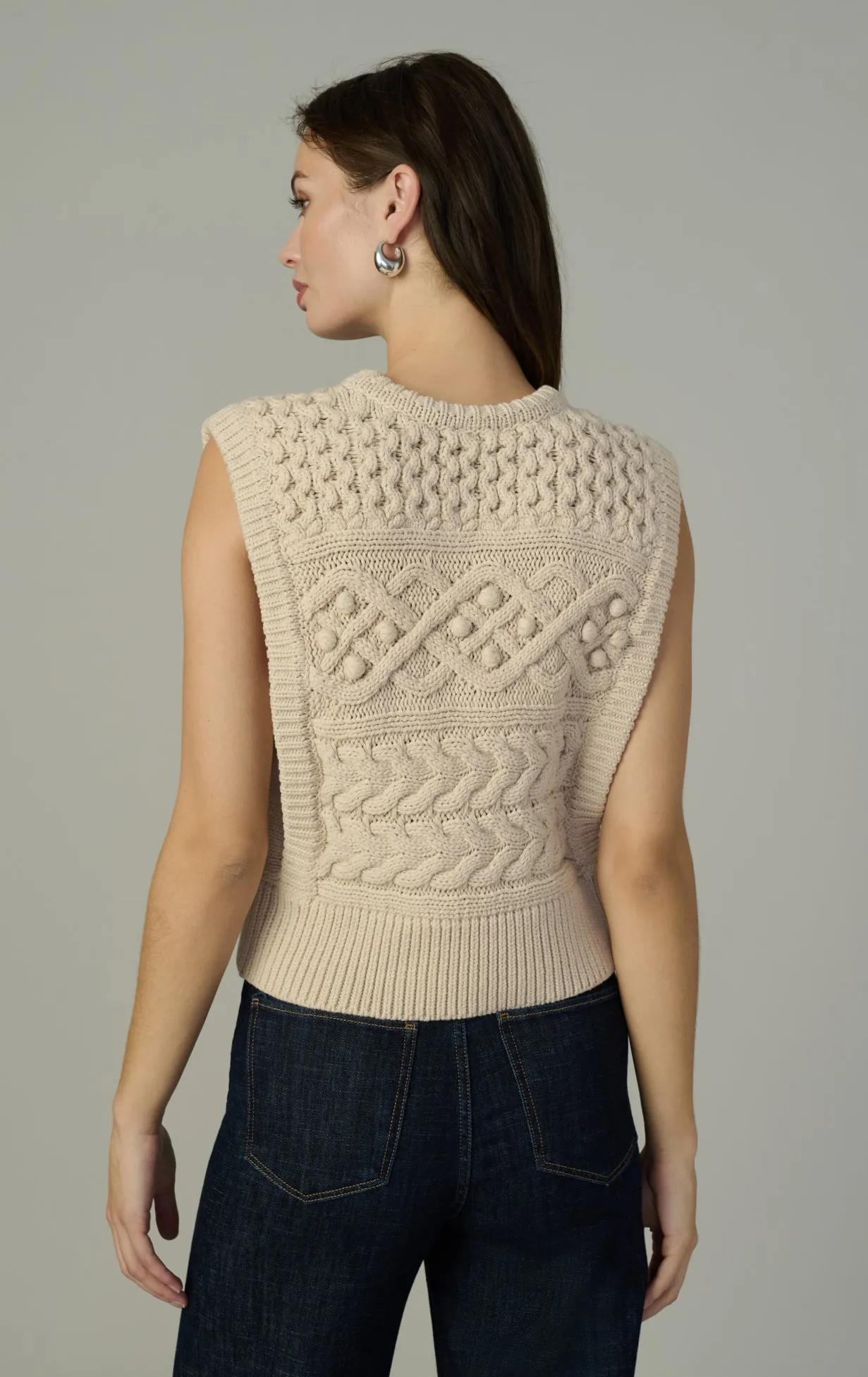 THE CLARA SWEATER VEST sold by Joe's Jeans product image thumbnail 4