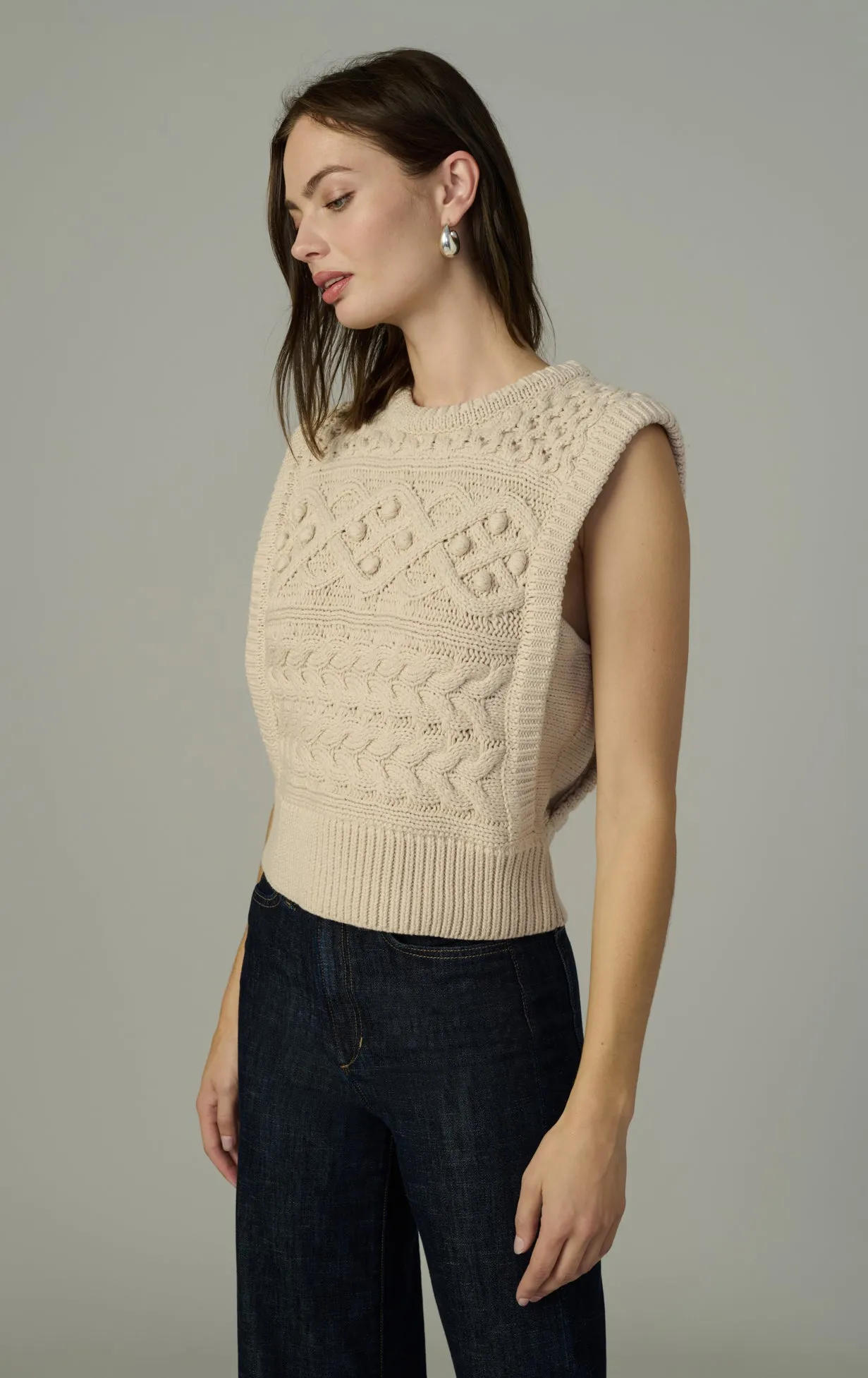 THE CLARA SWEATER VEST sold by Joe's Jeans product image thumbnail 3