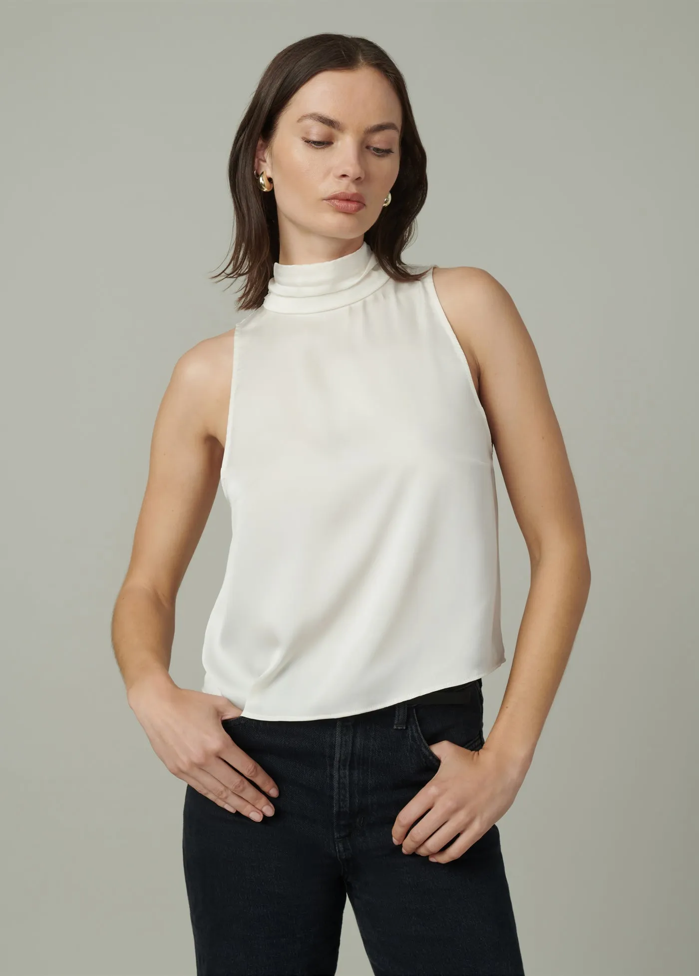 THE SARAH HIGH NECK TOP sold by Joe's Jeans