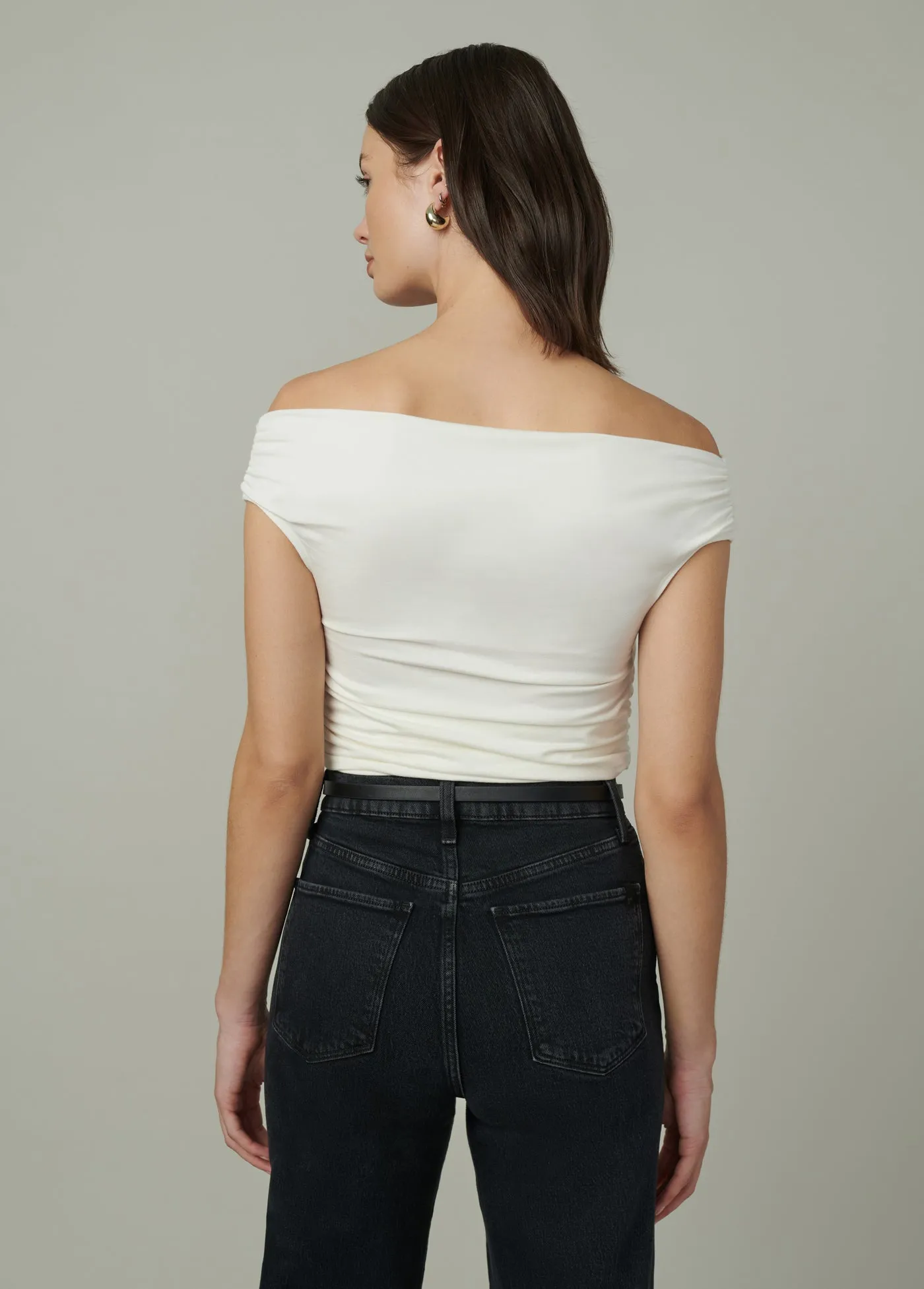 THE MIA SLEEVELESS OFF THE SHOULDER TOP sold by Joe's Jeans product image thumbnail 3