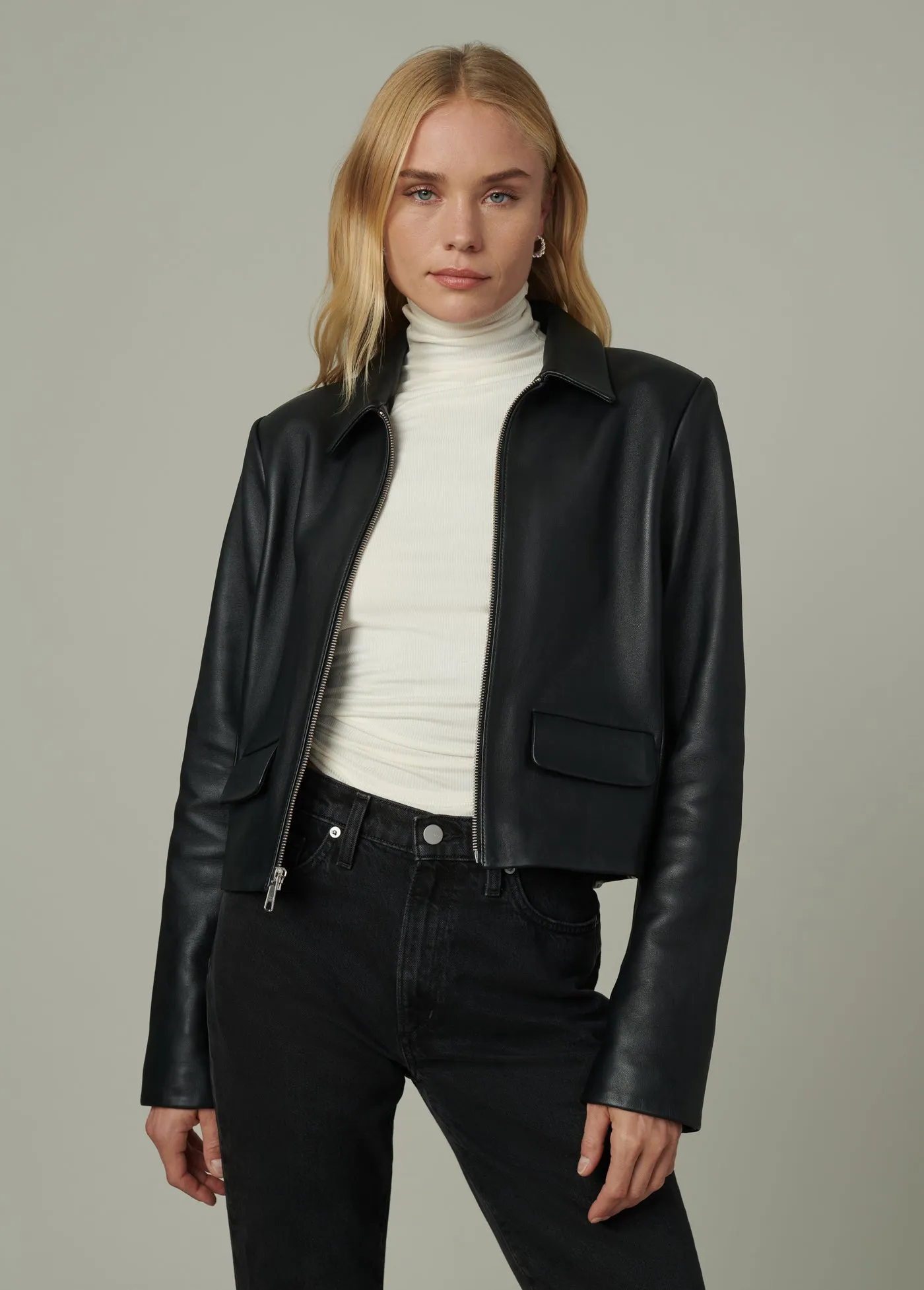 THE MAREN LEATHER JACKET sold by Joe's Jeans product image thumbnail 2