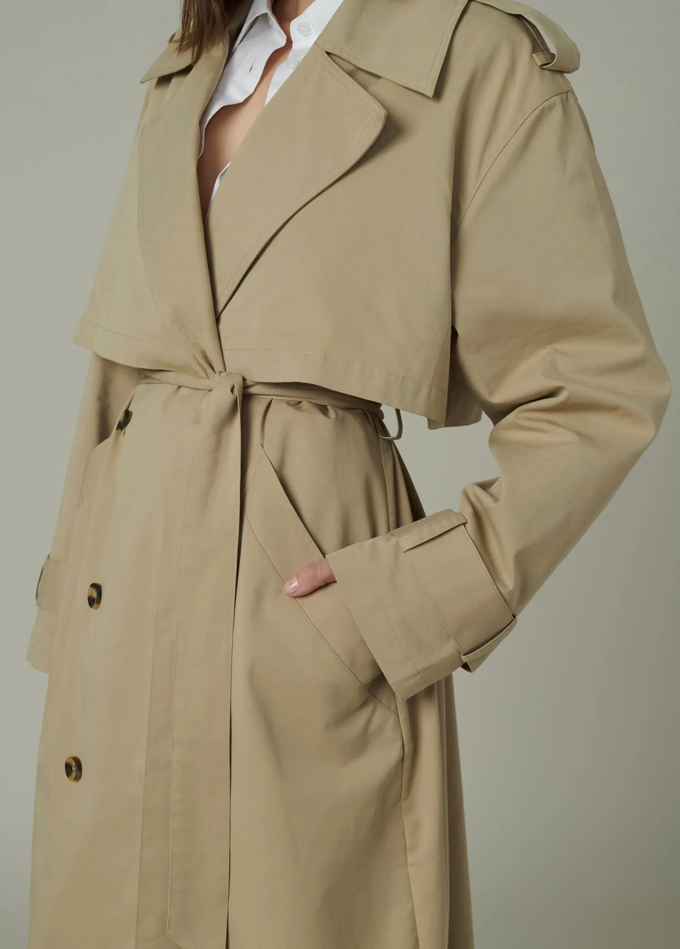 THE ELIZABETH TRENCH COAT sold by Joe's Jeans product image thumbnail 5