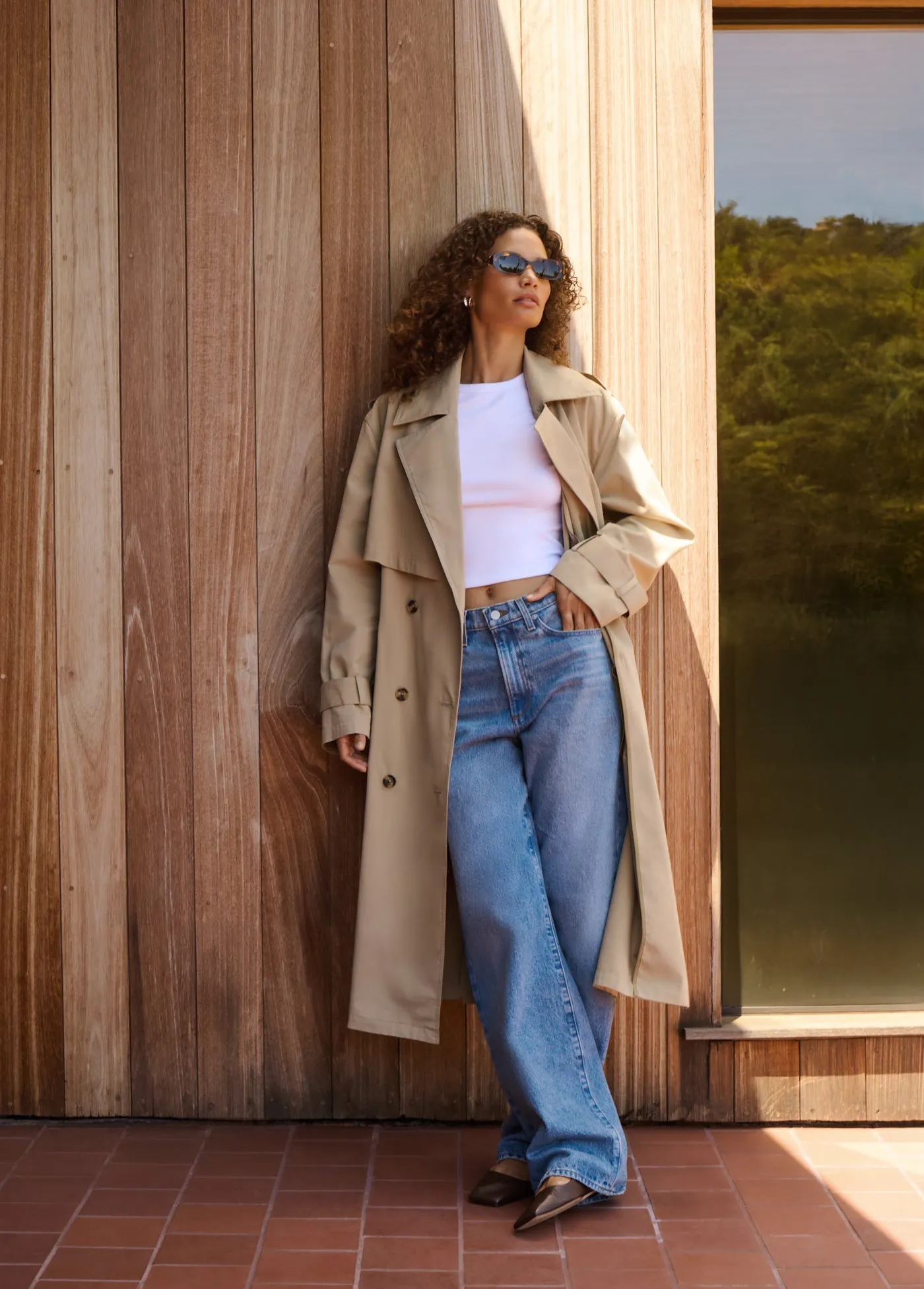 THE ELIZABETH TRENCH COAT sold by Joe's Jeans