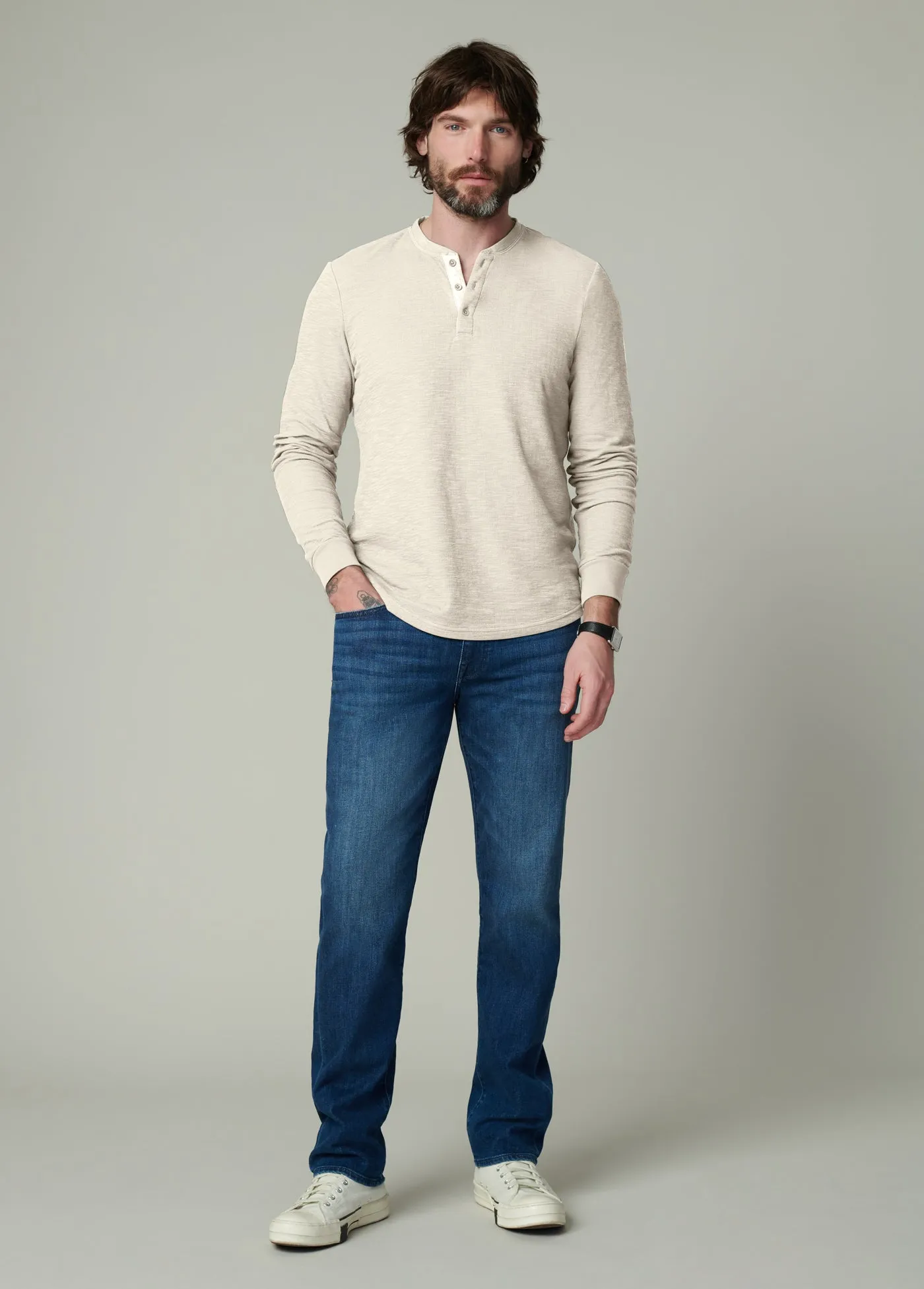 DWIGHT DOUBLE-FACE HENLEY sold by Joe's Jeans product image thumbnail 4