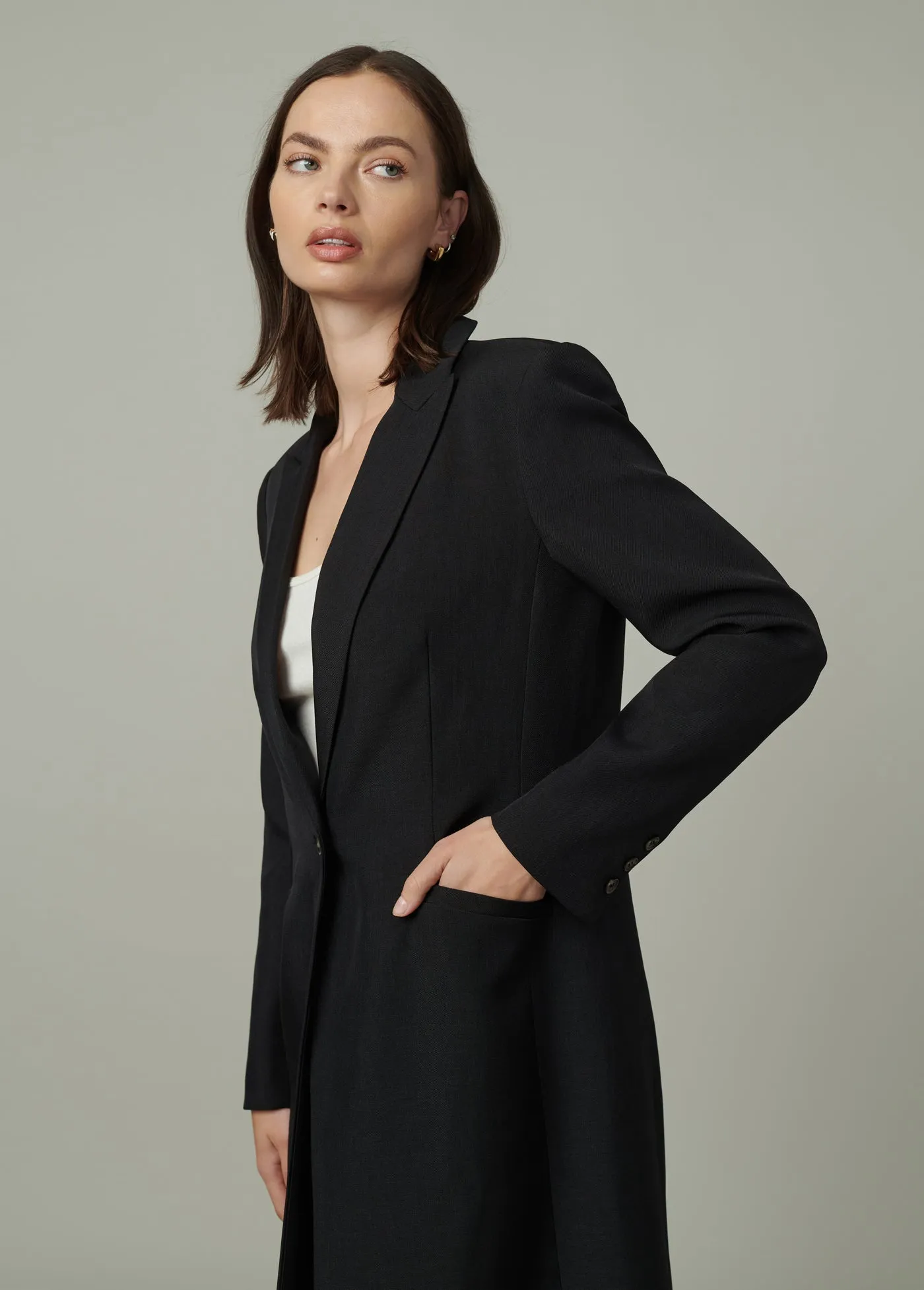 THE LUCIA TAILORED DUSTER sold by Joe's Jeans product image thumbnail 4