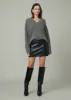 THE VEGAN LEATHER MINI SKIRT sold by Joe's Jeans