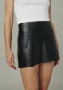 THE VEGAN LEATHER MINI SKIRT sold by Joe's Jeans