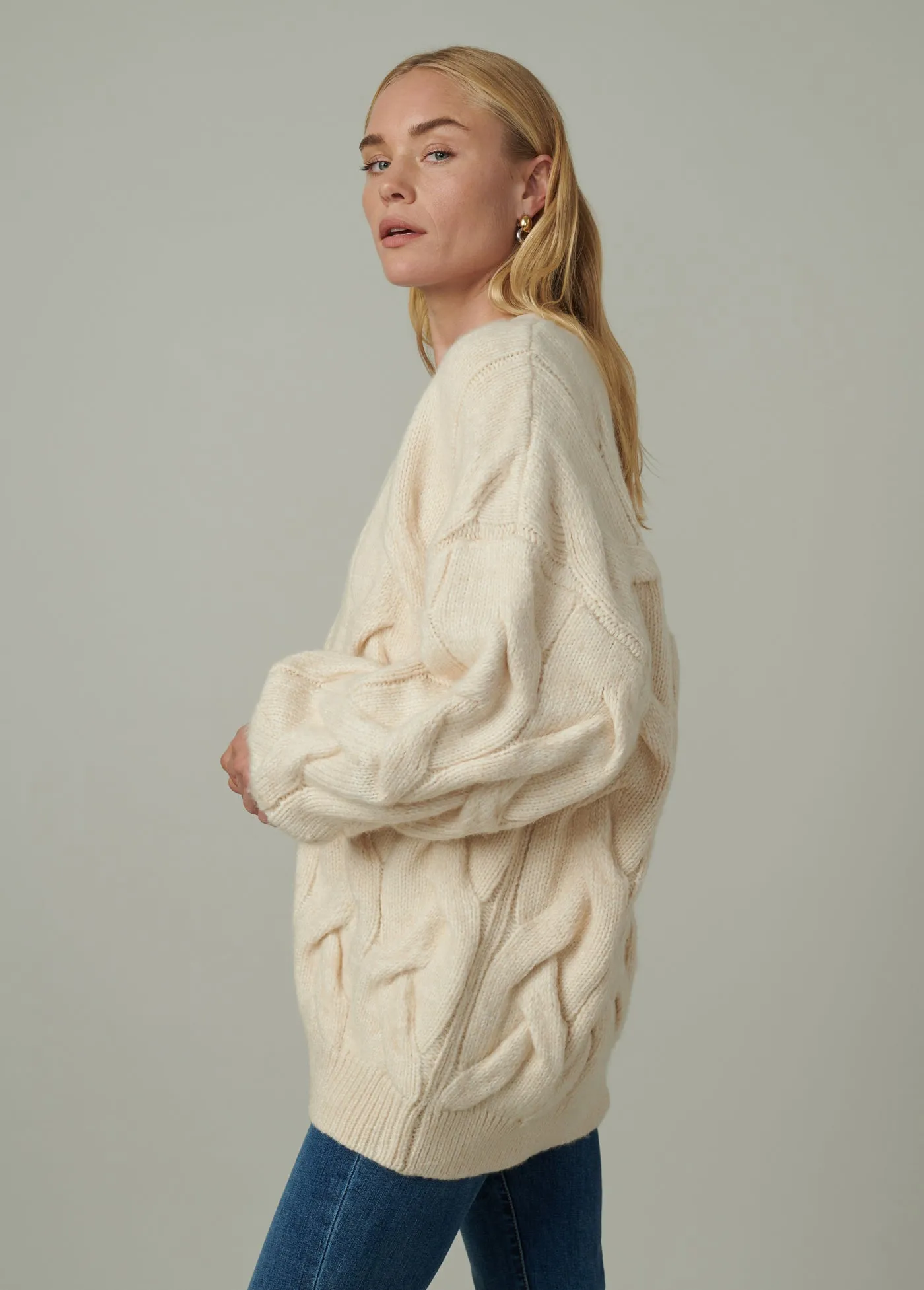 THE COLBY CABLE CARDIGAN sold by Joe's Jeans product image thumbnail 2