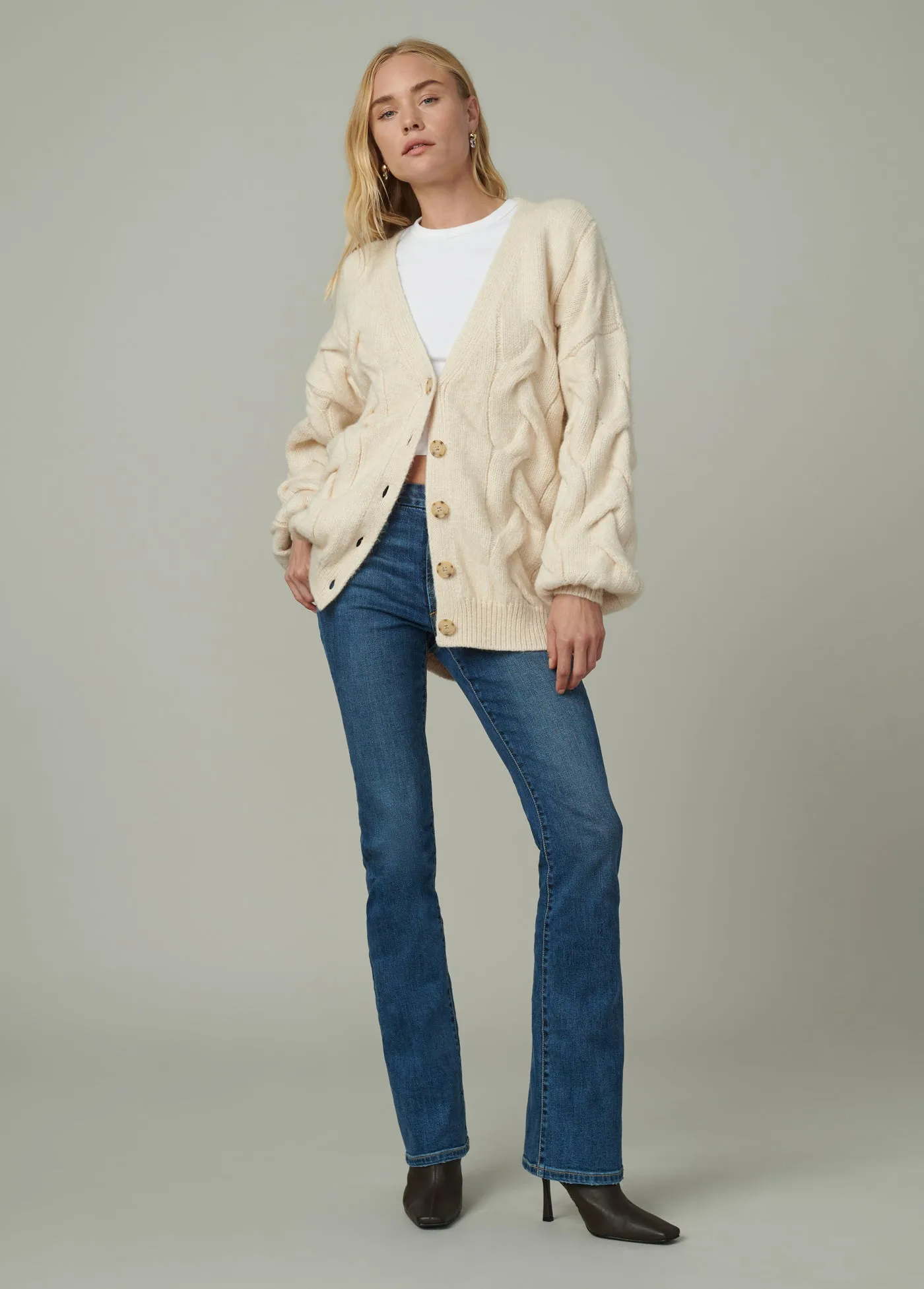 THE COLBY CABLE CARDIGAN sold by Joe's Jeans product image thumbnail 5