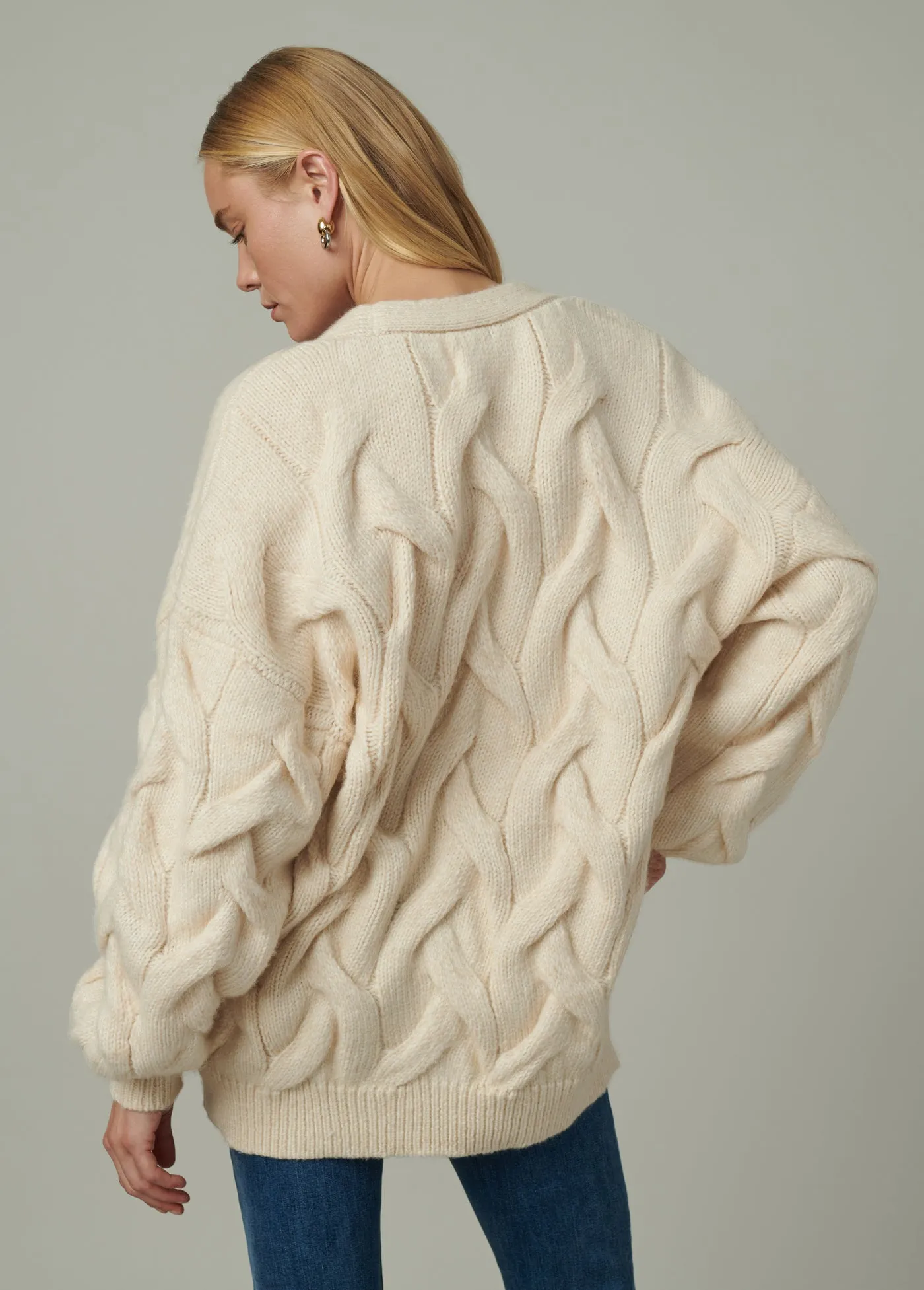 THE COLBY CABLE CARDIGAN sold by Joe's Jeans product image thumbnail 3
