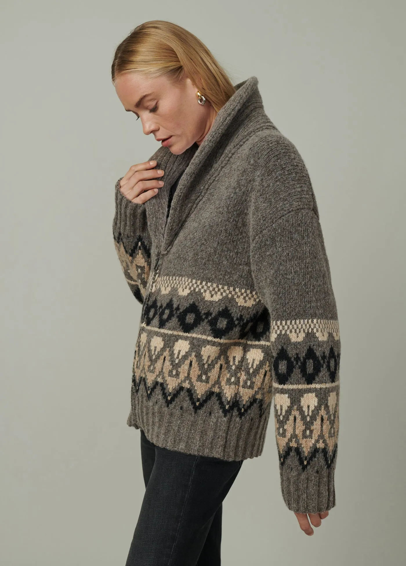 THE INGA FAIRISLE CARDIGAN sold by Joe's Jeans product image thumbnail 2
