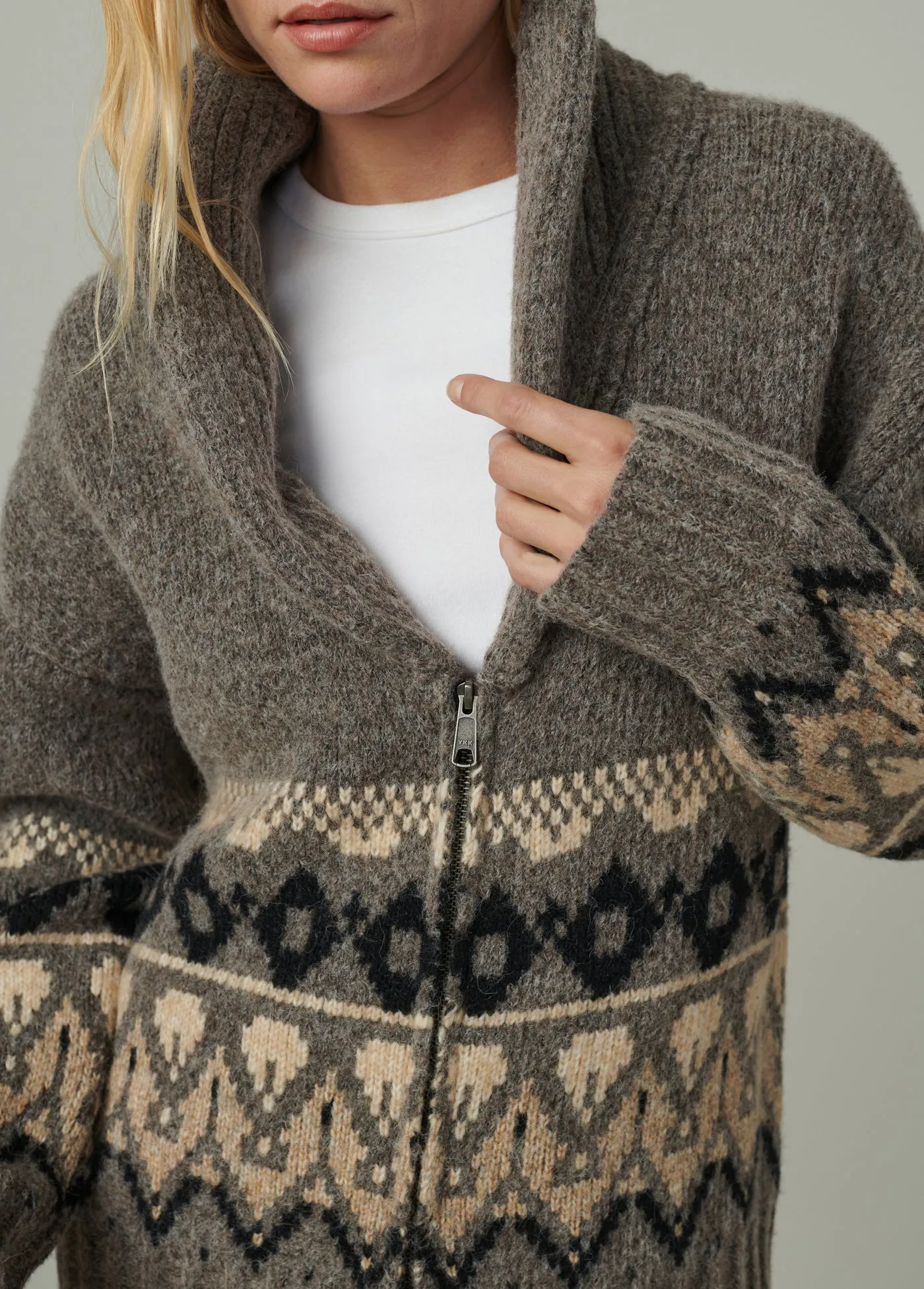 THE INGA FAIRISLE CARDIGAN sold by Joe's Jeans product image thumbnail 4