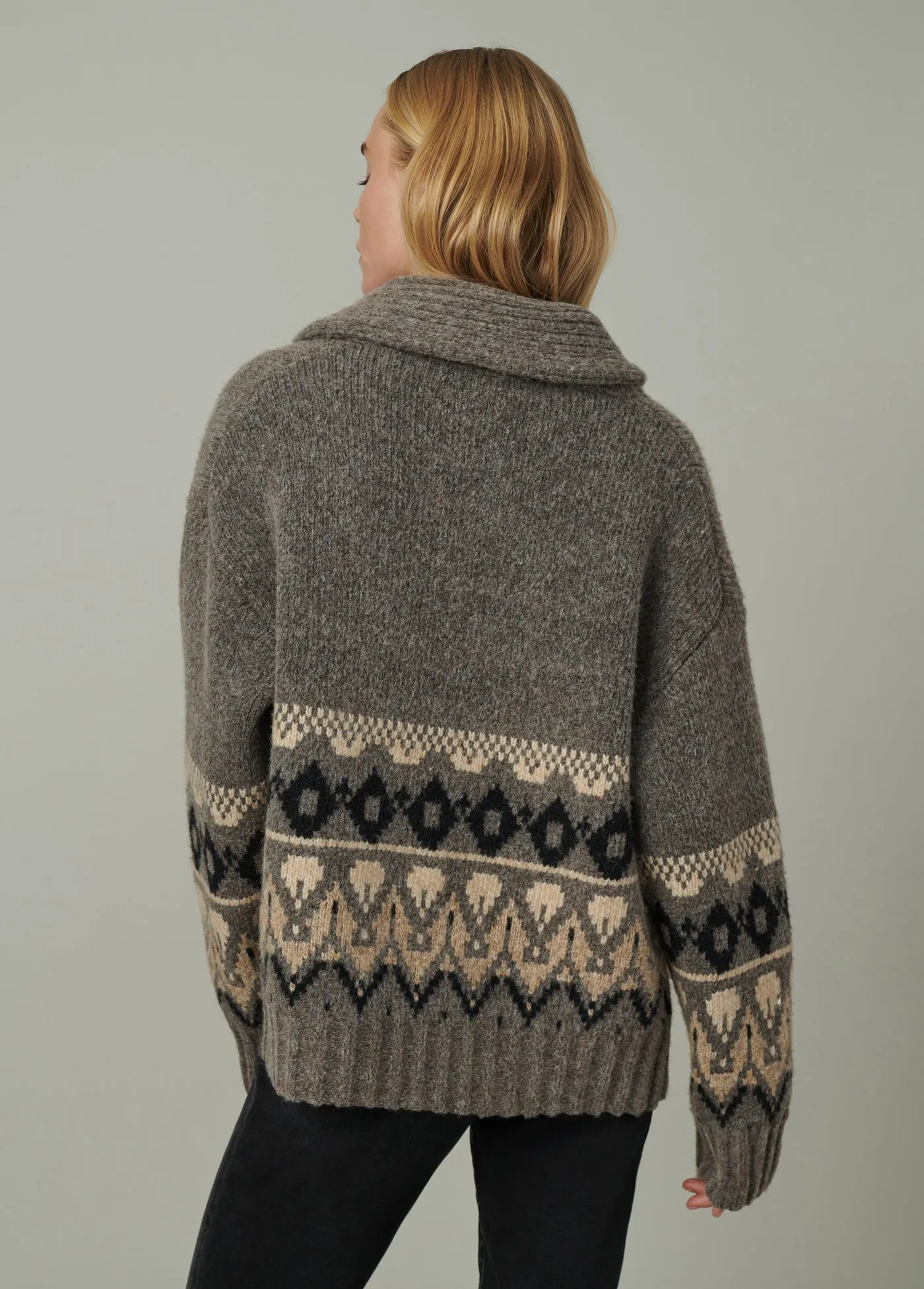 THE INGA FAIRISLE CARDIGAN sold by Joe's Jeans product image thumbnail 3