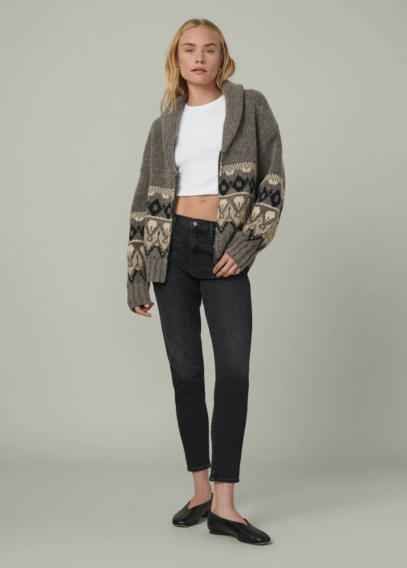 THE INGA FAIRISLE CARDIGAN sold by Joe's Jeans product image thumbnail 5