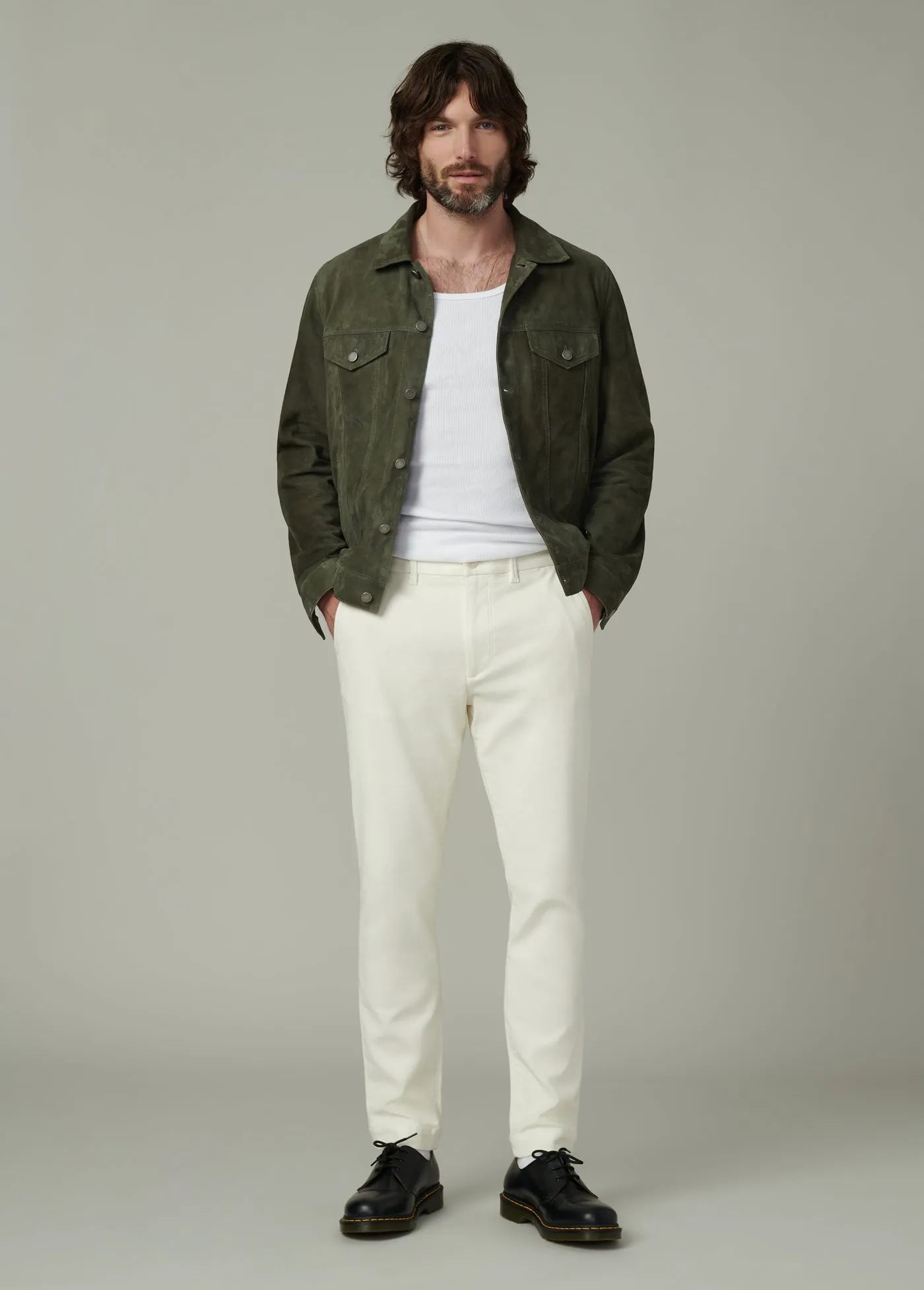 CASH SUEDE TRUCKER JACKET sold by Joe's Jeans product image thumbnail 5