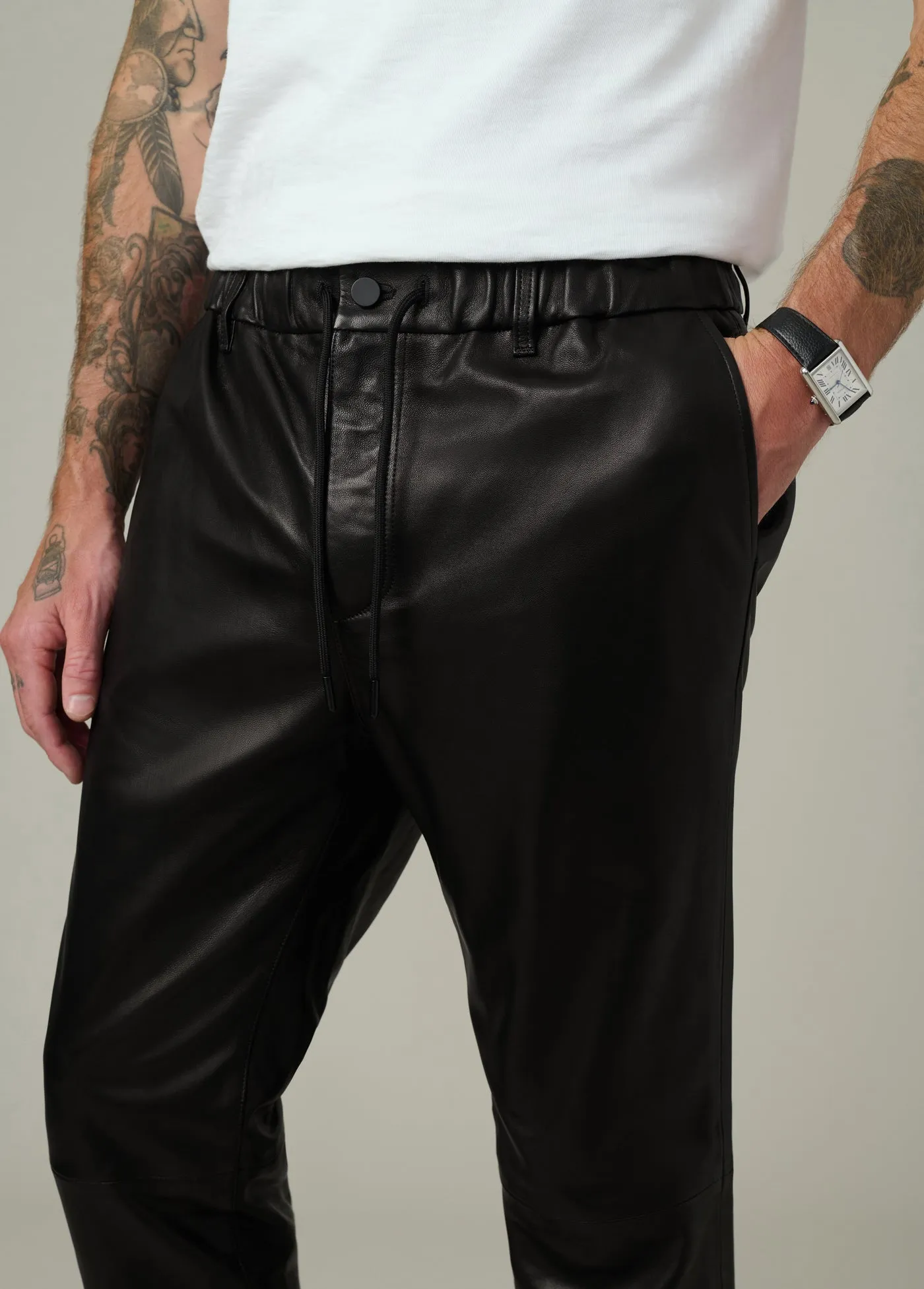 THE LAIRD LEATHER TROUSER sold by Joe's Jeans product image thumbnail 5
