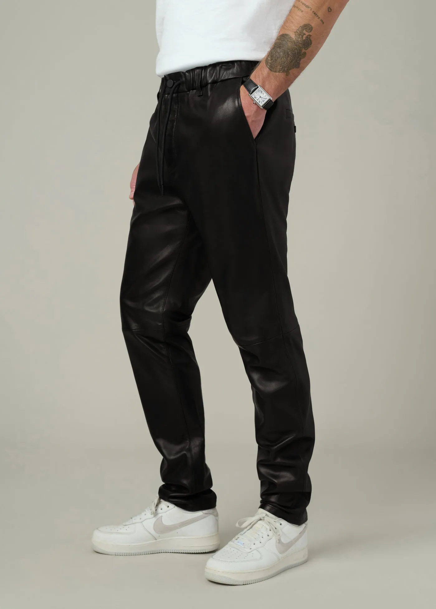 THE LAIRD LEATHER TROUSER sold by Joe's Jeans product image thumbnail 3
