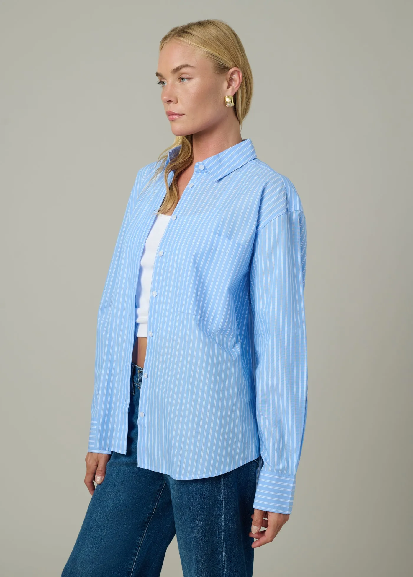 THE BOYFRIEND BUTTON DOWN SHIRT sold by Joe's Jeans product image thumbnail 3