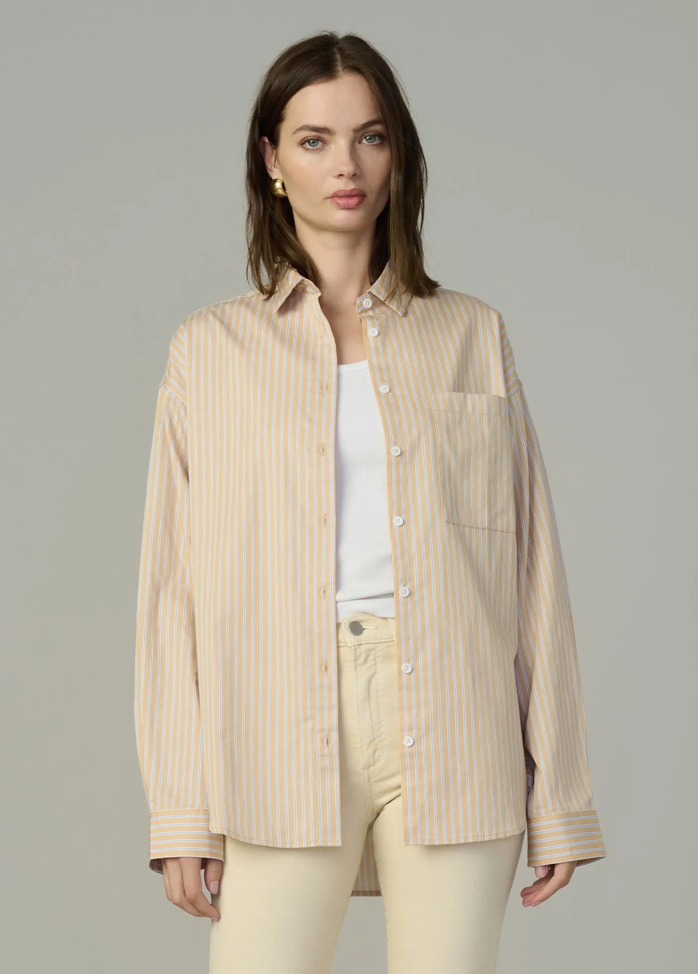 THE BOYFRIEND BUTTON DOWN SHIRT sold by Joe's Jeans