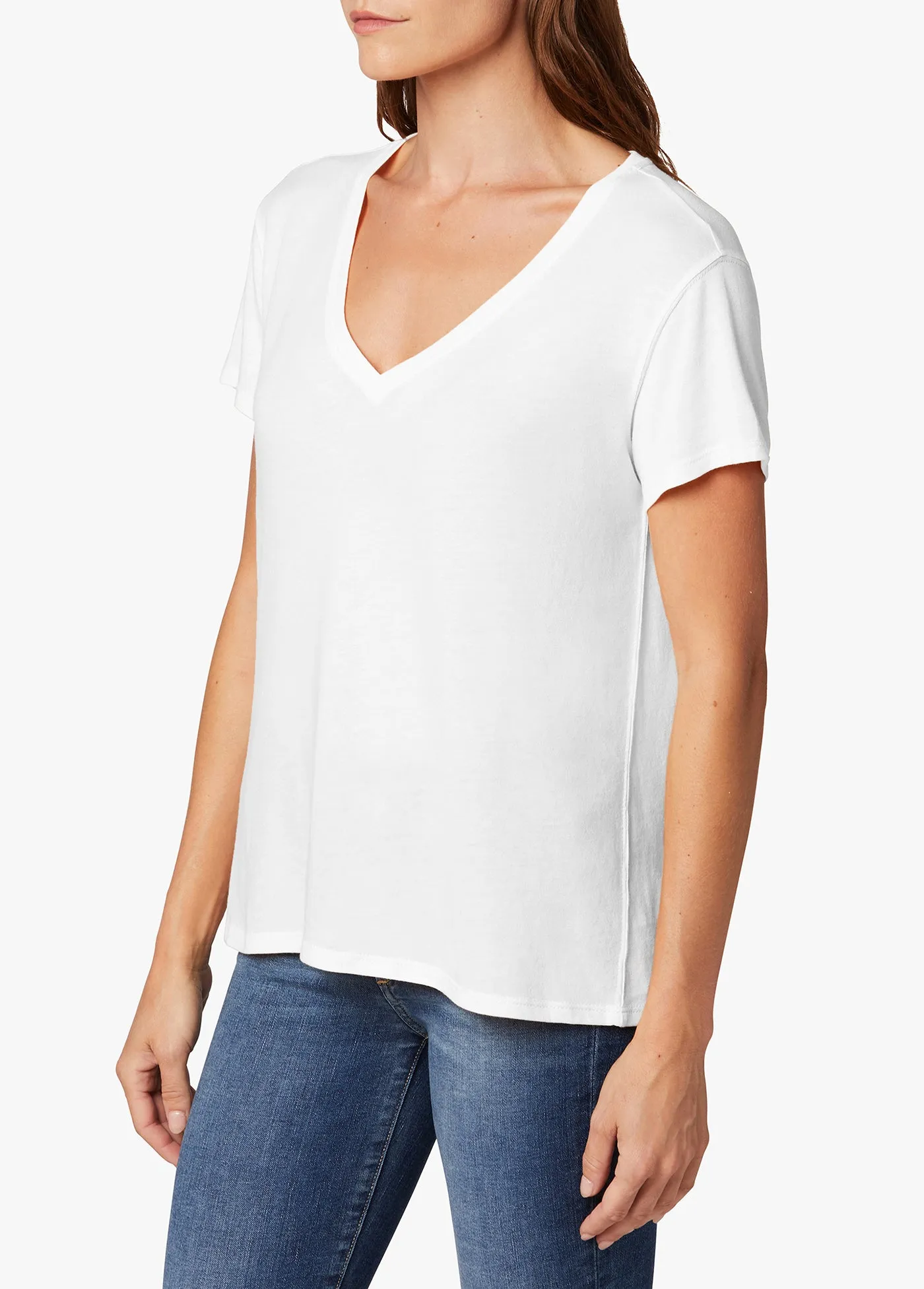 THE RAINE DEEP V-NECK TEE sold by Joe's Jeans product image thumbnail 2