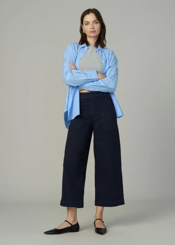 THE CHLOE UTILITY WIDE LEG CROP sold by Joe's Jeans