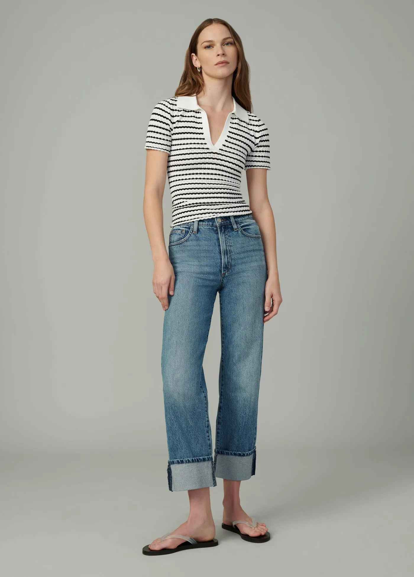 THE JESS POINTELLE POLO SHIRT sold by Joe's Jeans product image thumbnail 2