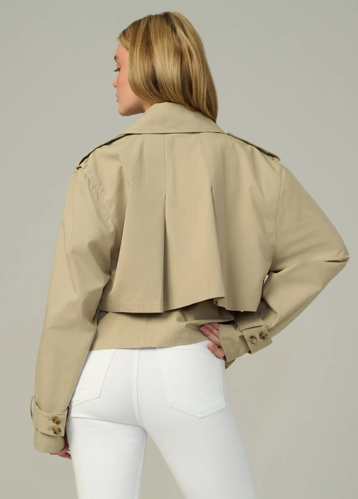 THE LIZ CROPPED TRENCH COAT sold by Joe's Jeans product image thumbnail 4