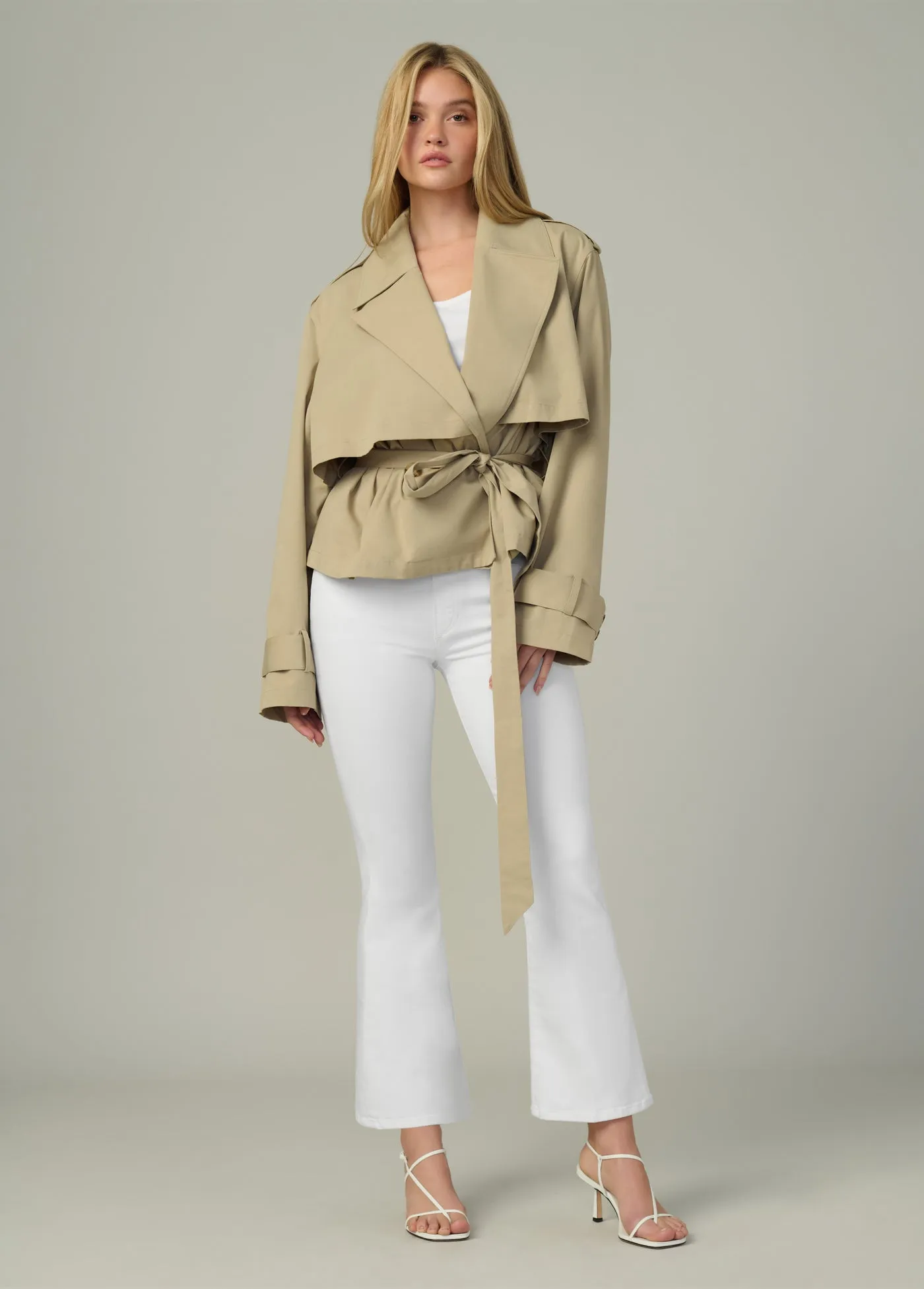 THE LIZ CROPPED TRENCH COAT sold by Joe's Jeans product image thumbnail 2
