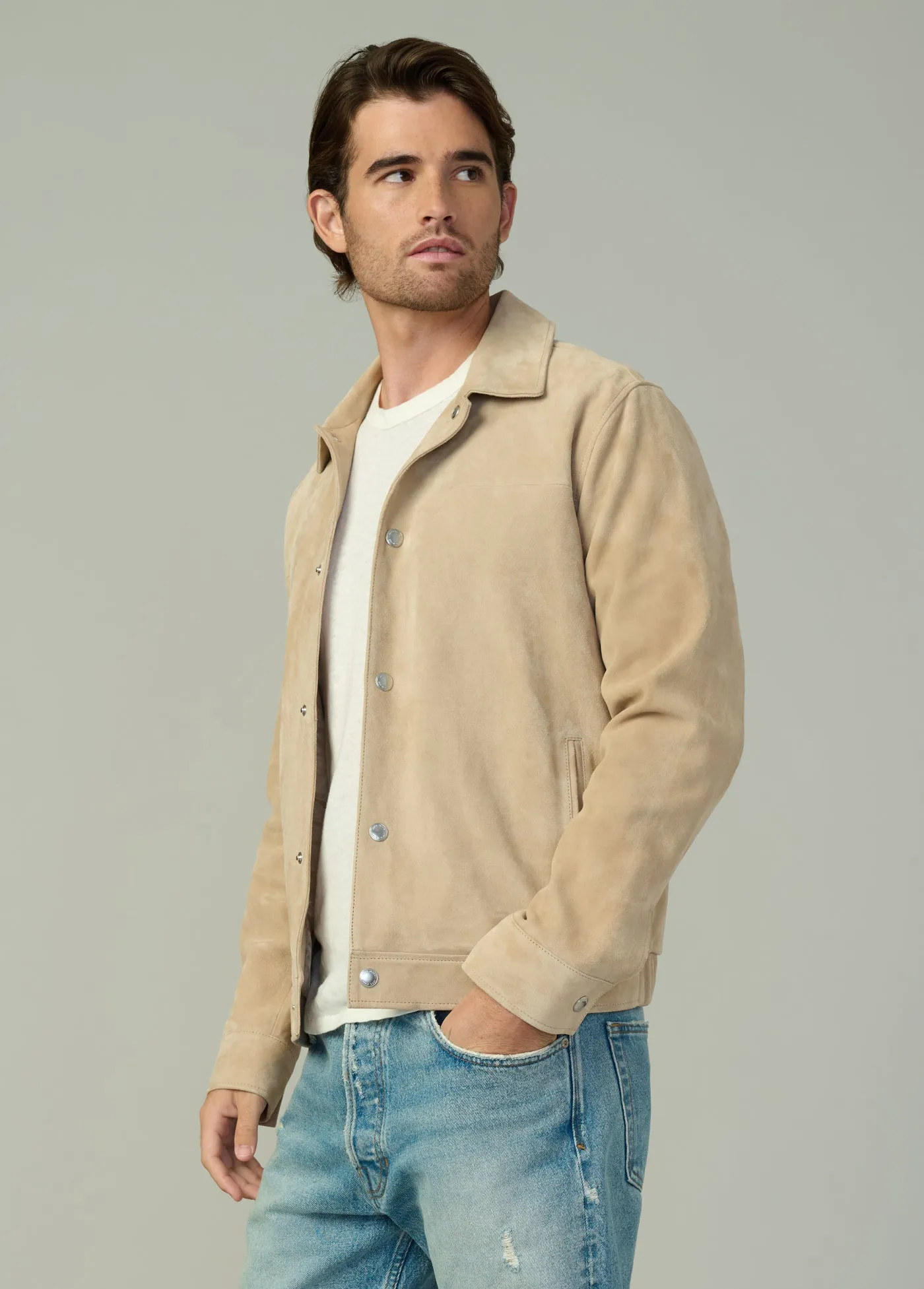 BENSON SUEDE JACKET sold by Joe's Jeans product image thumbnail 3