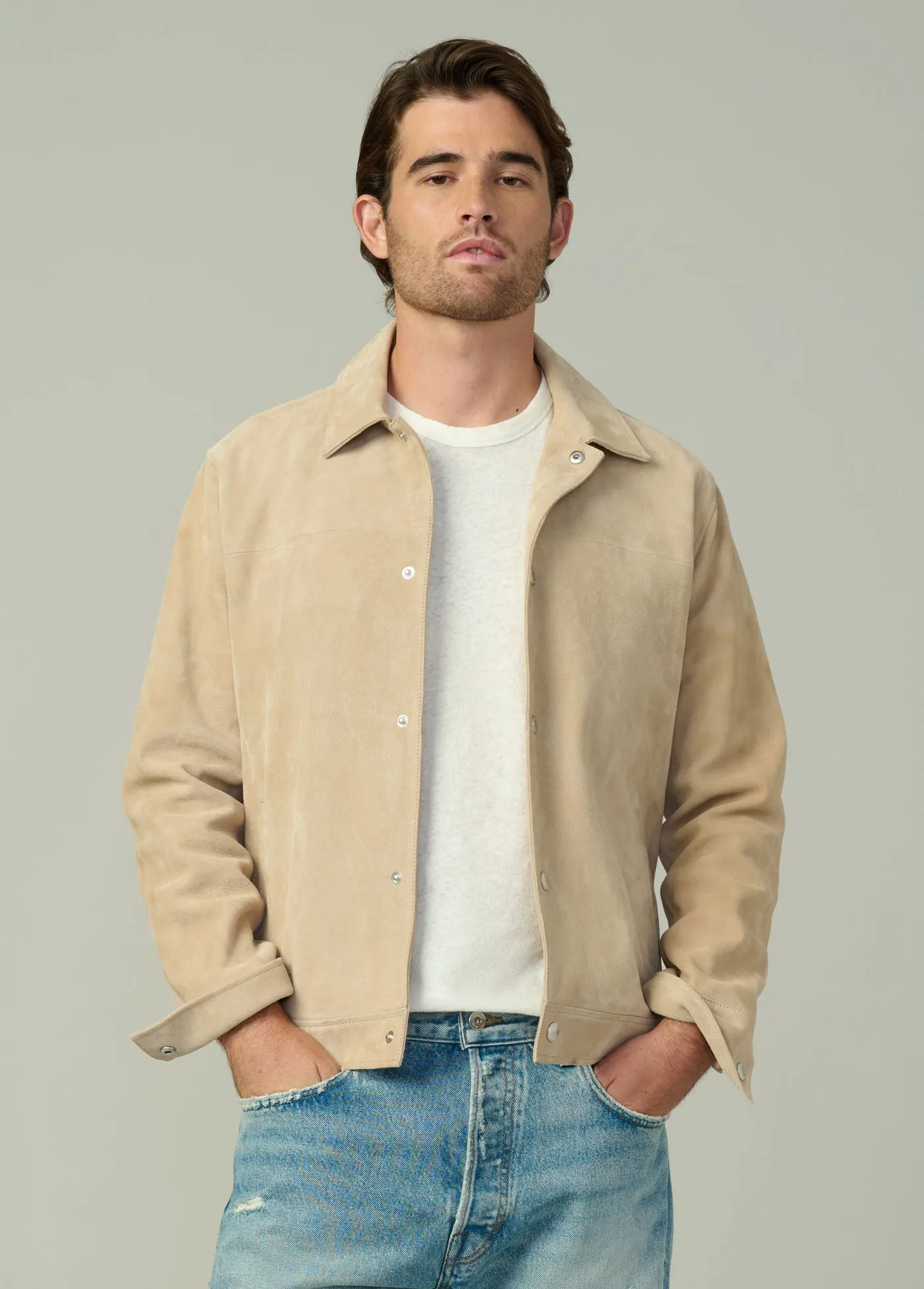 BENSON SUEDE JACKET sold by Joe's Jeans product image thumbnail 2