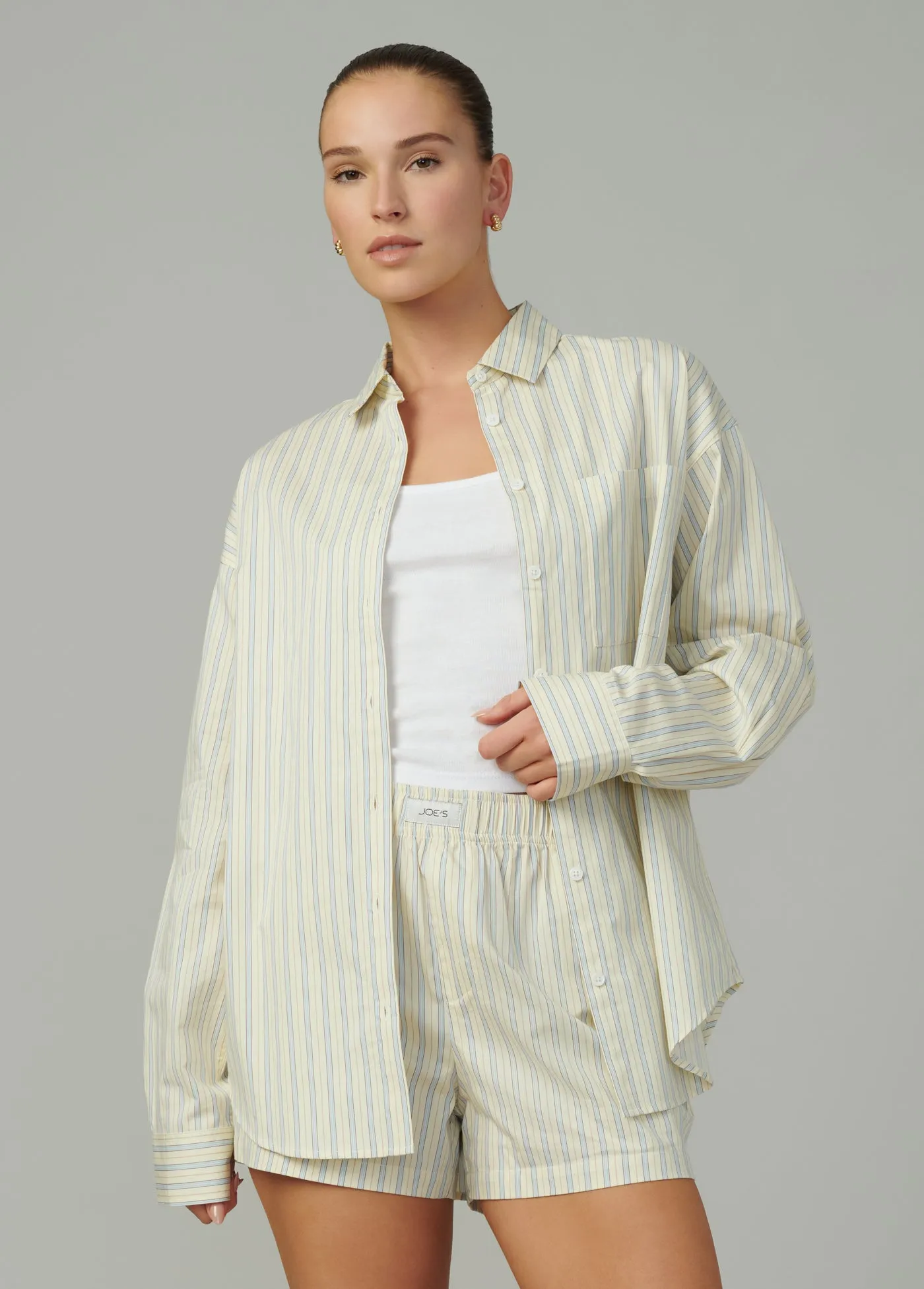 THE BOYFRIEND BUTTON DOWN SHIRT sold by Joe's Jeans