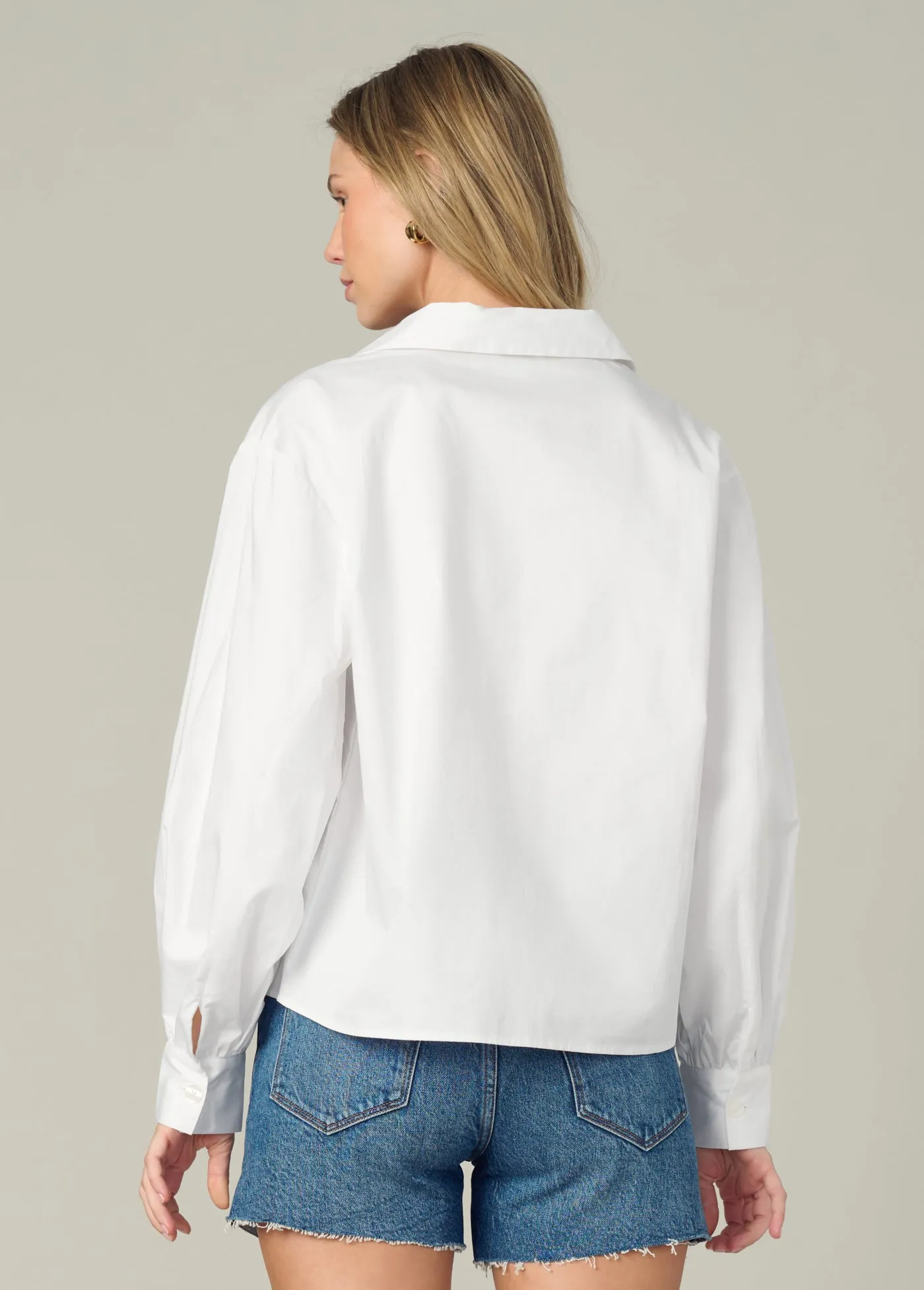 THE CHARLOTTE POPOVER BLOUSE sold by Joe's Jeans product image thumbnail 4