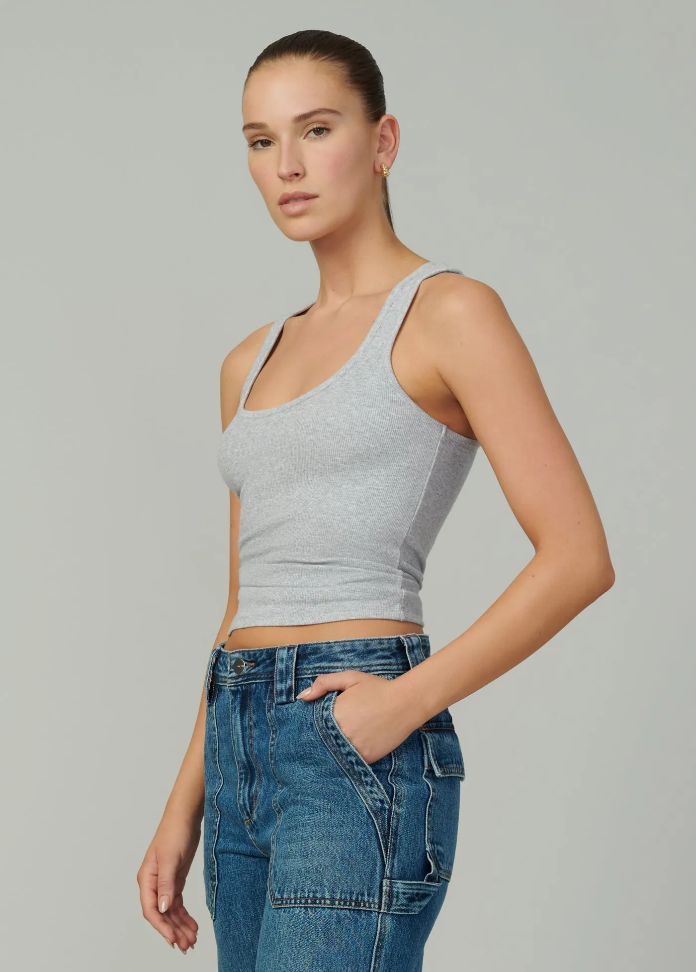 THE SCOOPNECK TANK sold by Joe's Jeans product image thumbnail 3