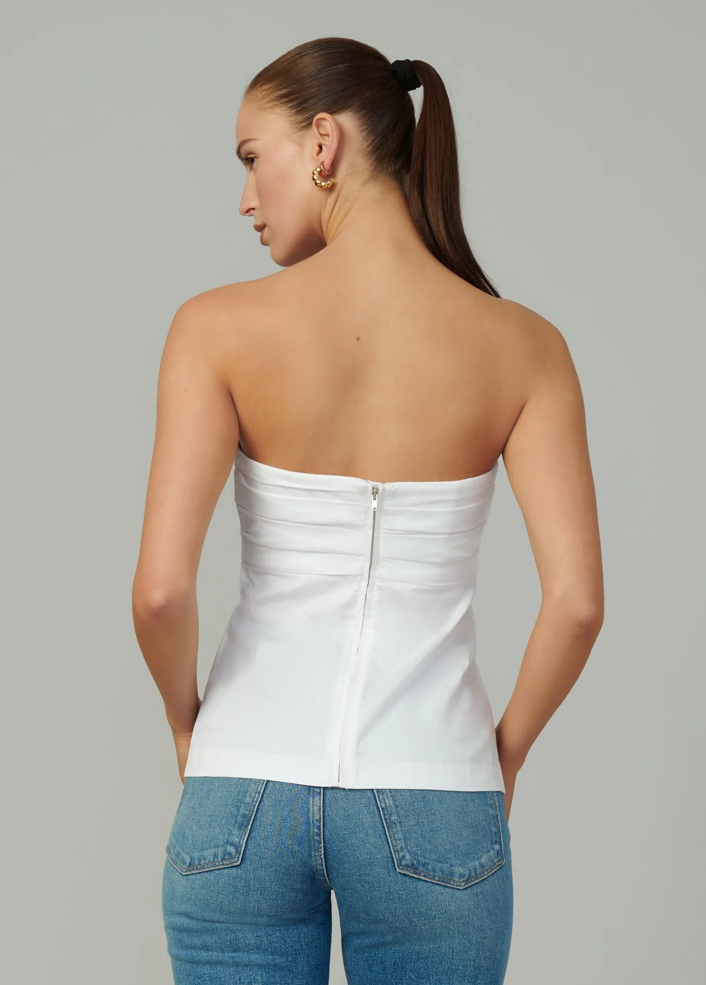 THE LARA STRAPLESS TOP sold by Joe's Jeans product image thumbnail 5