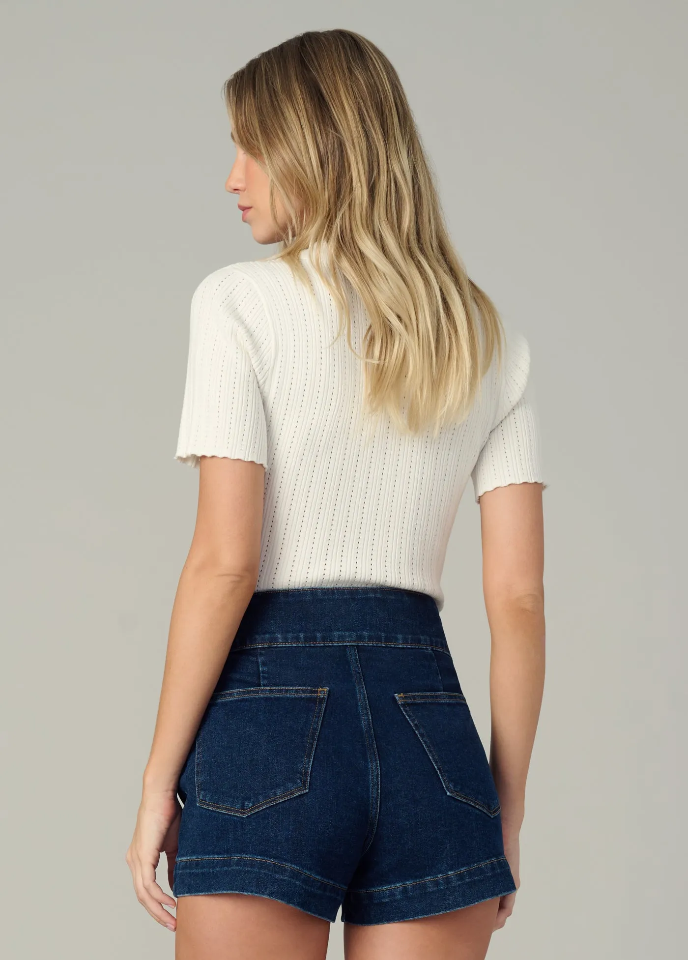 THE JESS POINTELLE POLO SHIRT sold by Joe's Jeans product image thumbnail 4