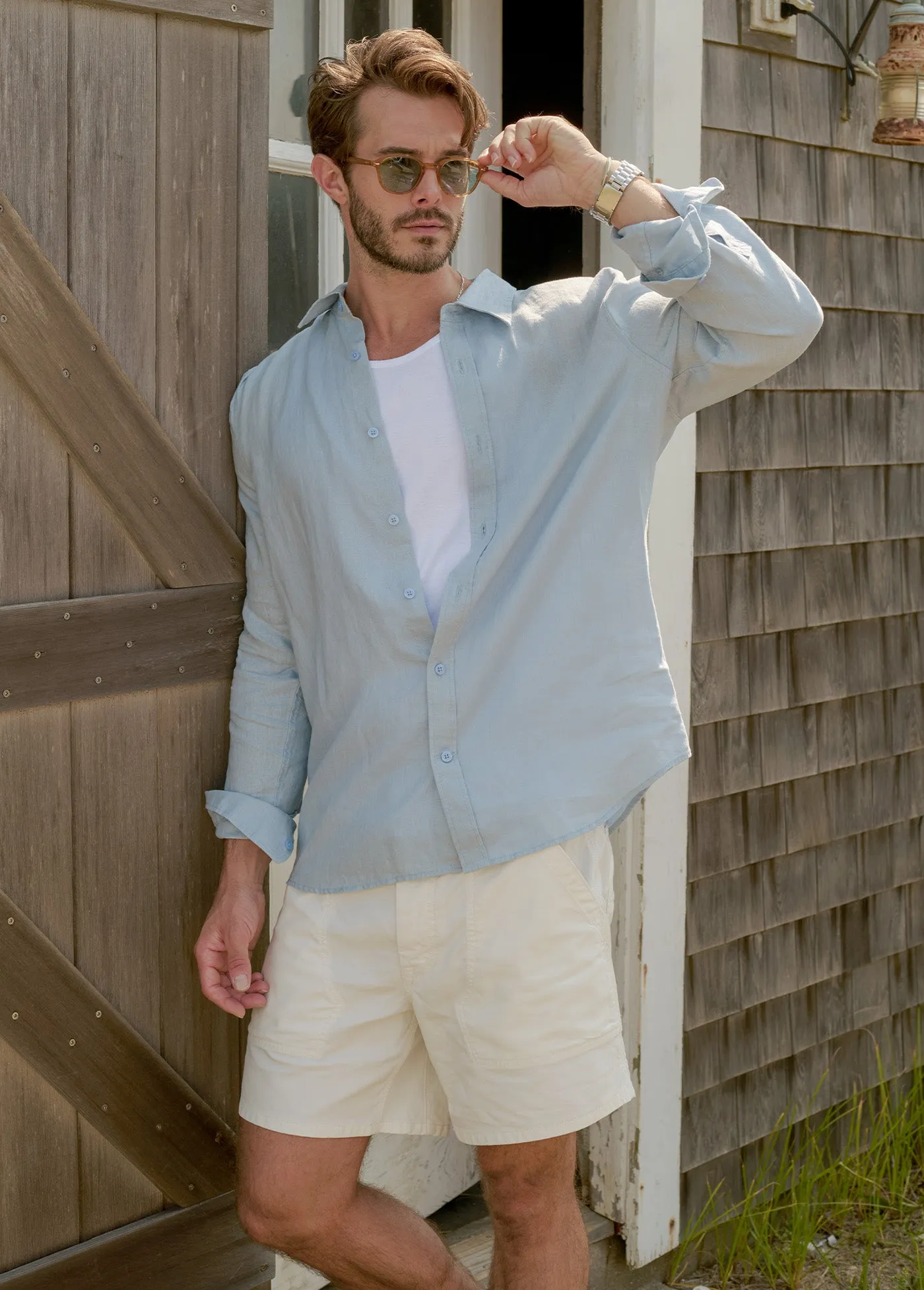 JAKOB LINEN SHIRT sold by Joe's Jeans