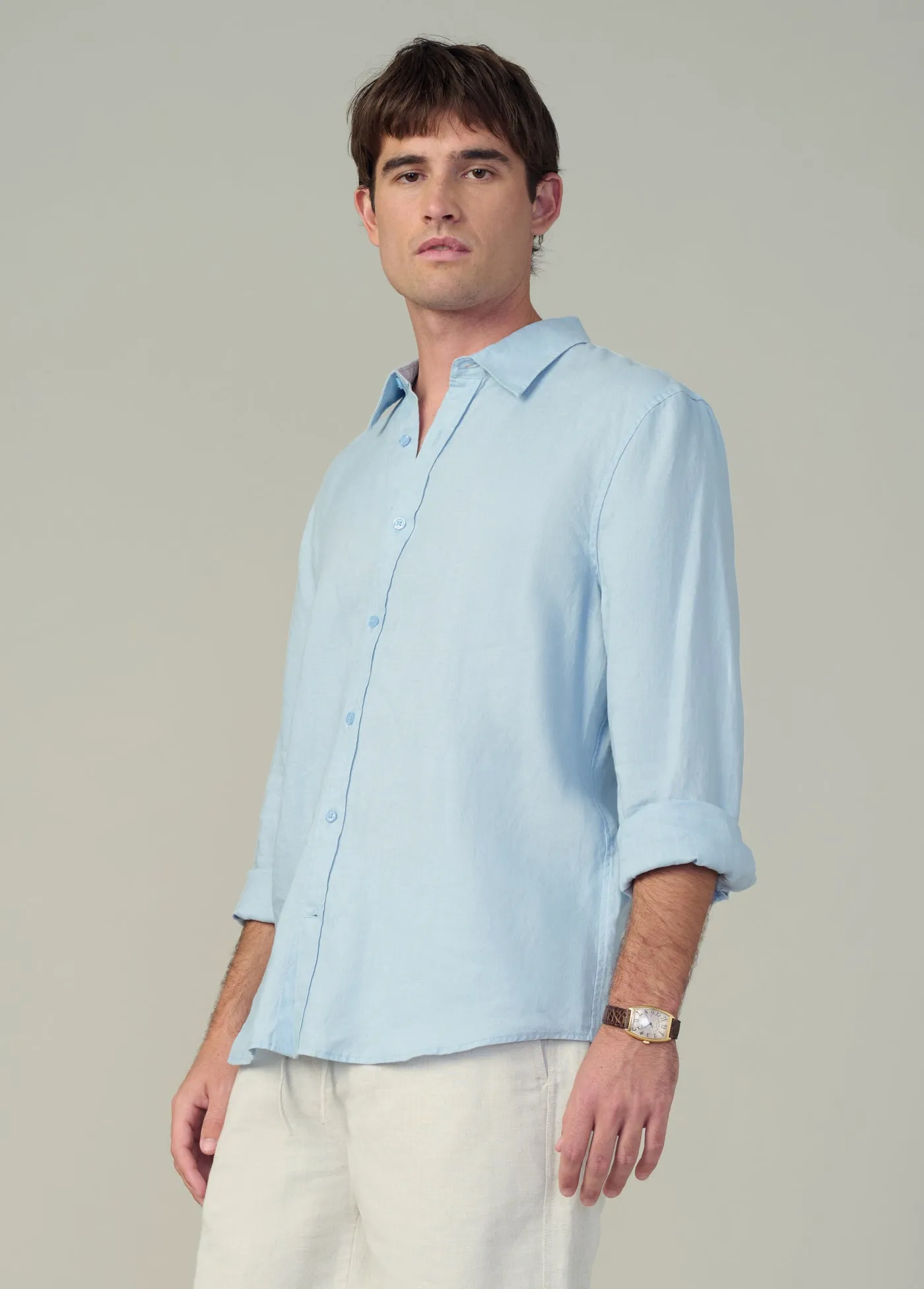 JAKOB LINEN SHIRT sold by Joe's Jeans product image thumbnail 4