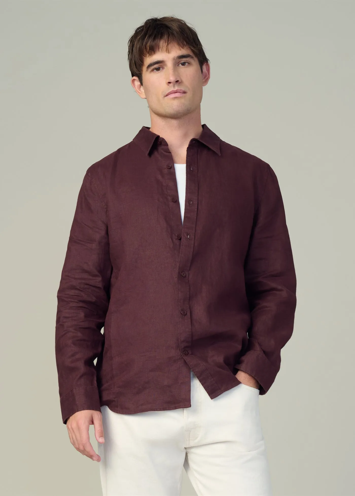 JAKOB LINEN SHIRT sold by Joe's Jeans