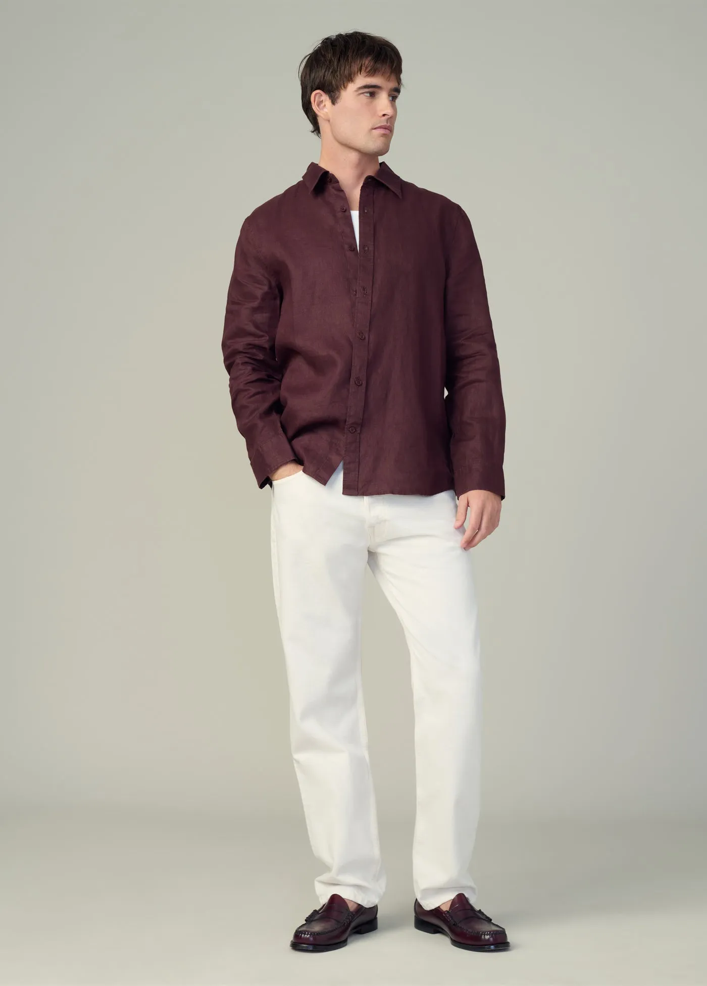 JAKOB LINEN SHIRT sold by Joe's Jeans product image thumbnail 2
