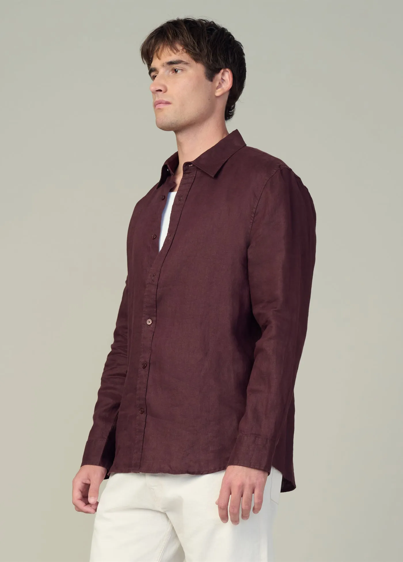 JAKOB LINEN SHIRT sold by Joe's Jeans product image thumbnail 3