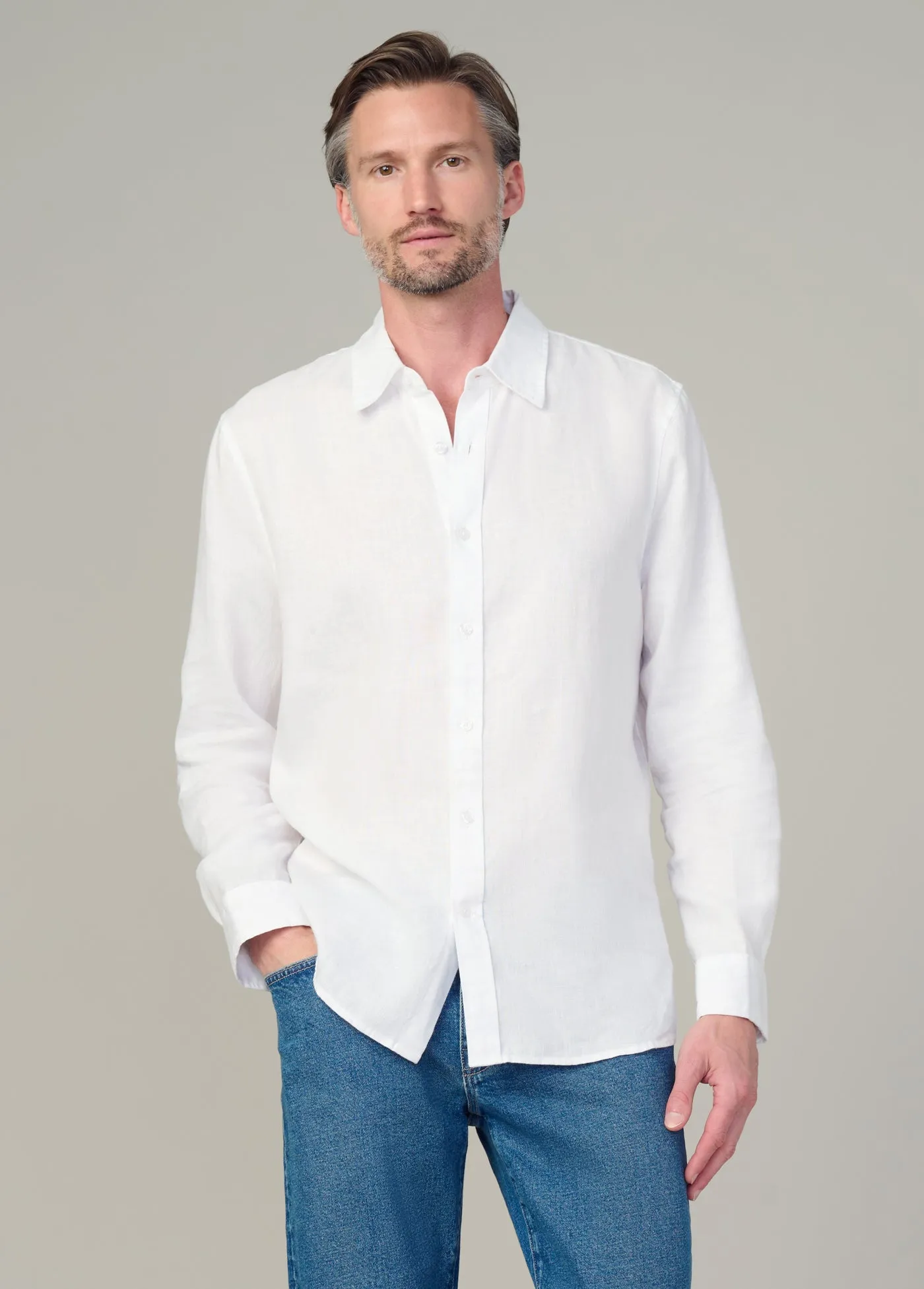 JAKOB LINEN SHIRT sold by Joe's Jeans product image thumbnail 2
