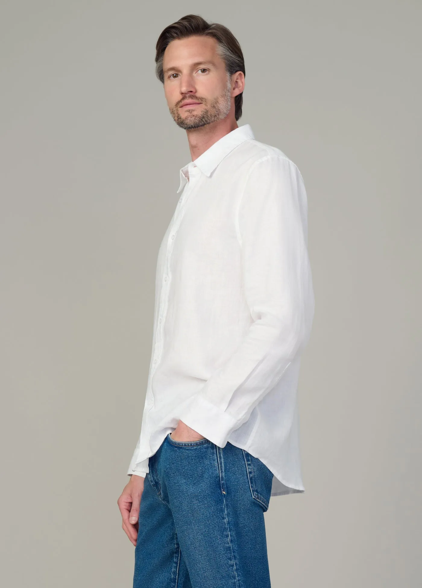 JAKOB LINEN SHIRT sold by Joe's Jeans product image thumbnail 3