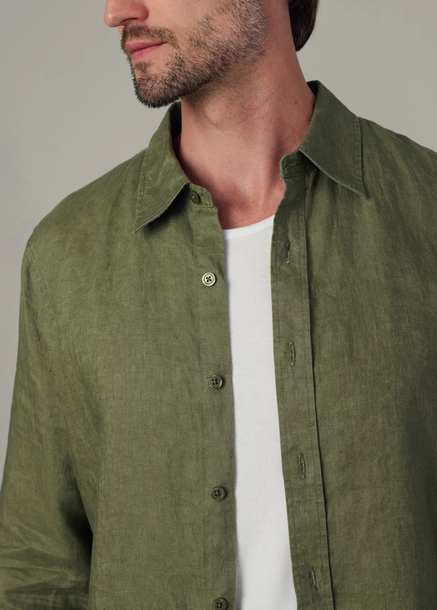 JAKOB LINEN SHIRT sold by Joe's Jeans product image thumbnail 5
