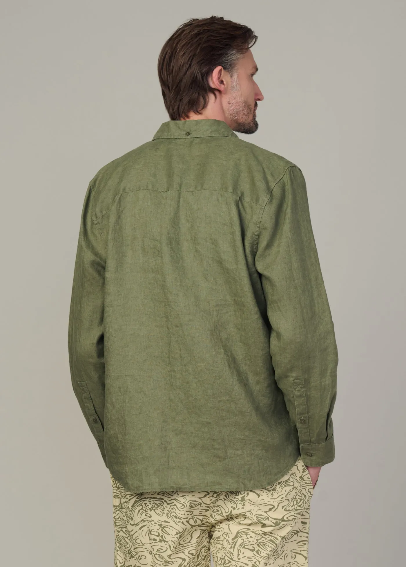 JAKOB LINEN SHIRT sold by Joe's Jeans product image thumbnail 4