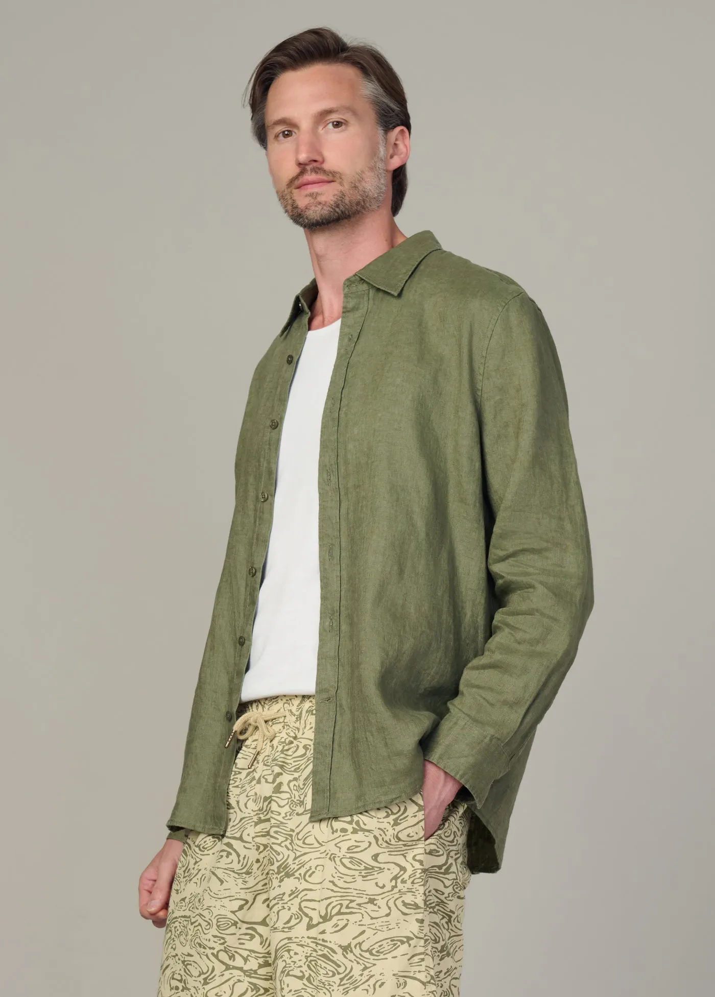 JAKOB LINEN SHIRT sold by Joe's Jeans product image thumbnail 3