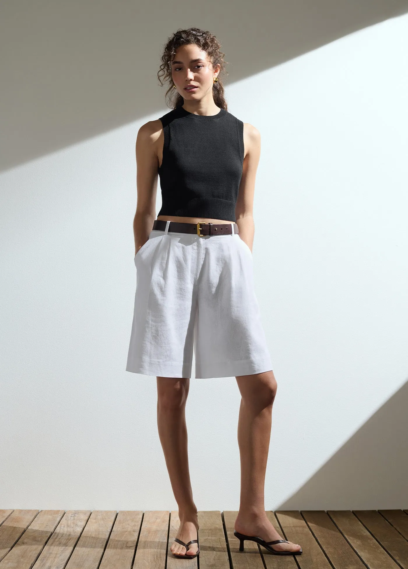 THE LAUREL SHRUNKEN SWEATER VEST sold by Joe's Jeans